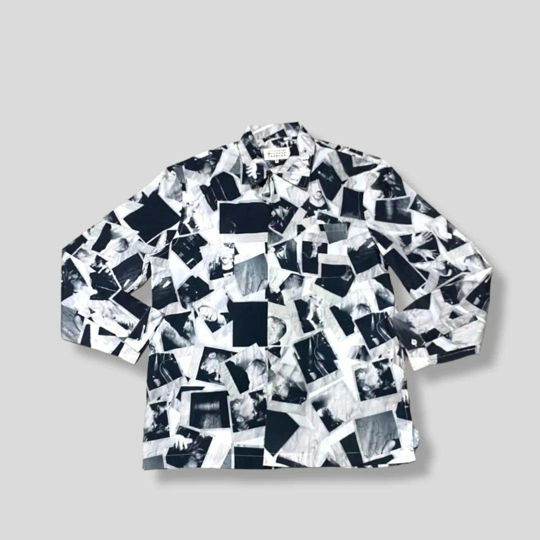 Maison Margiela Maison Margiela S/S 16 Silk Polaroid Print Shirt 