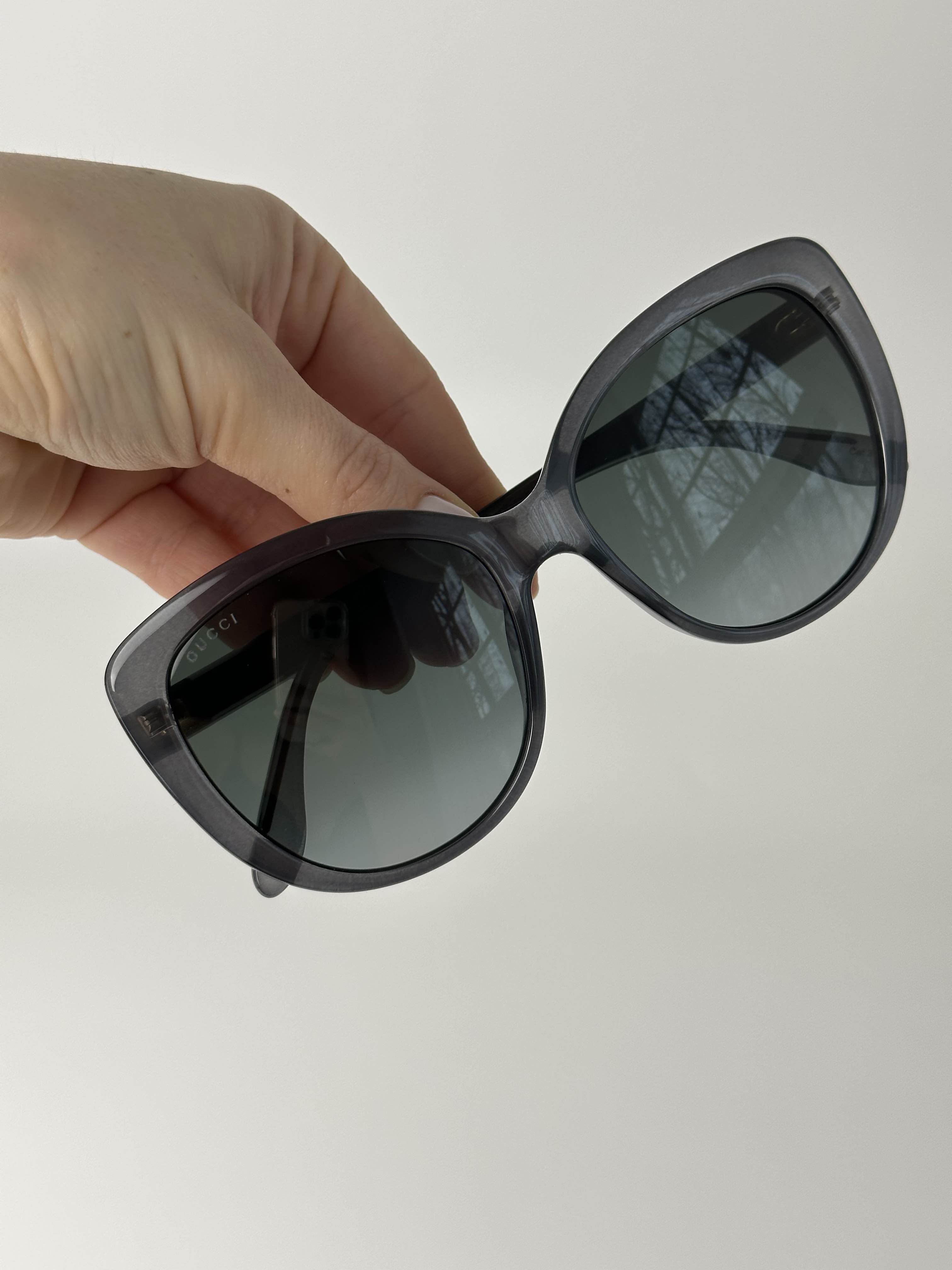 GUCCI BRAND NEW GG0789S 001 Grey Women Sunglasses 