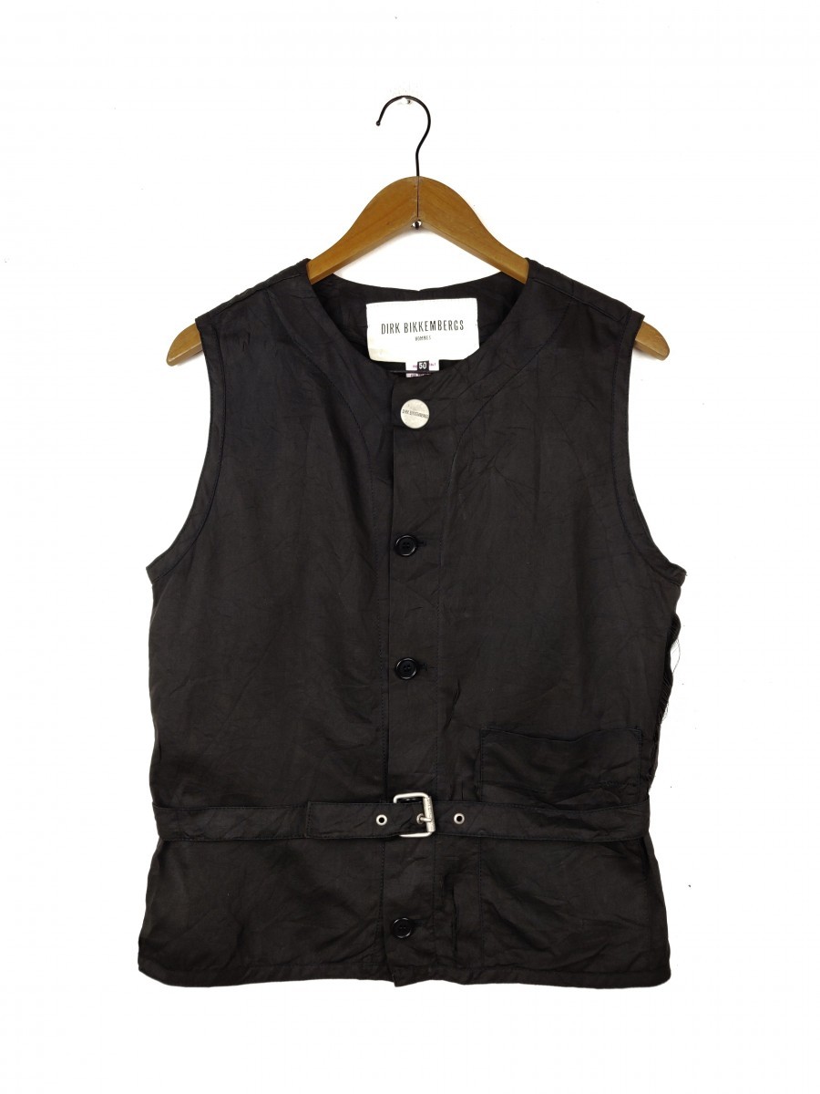 Other Designers Dirk Bikkembergs Hommes Buckle Vest Jacket