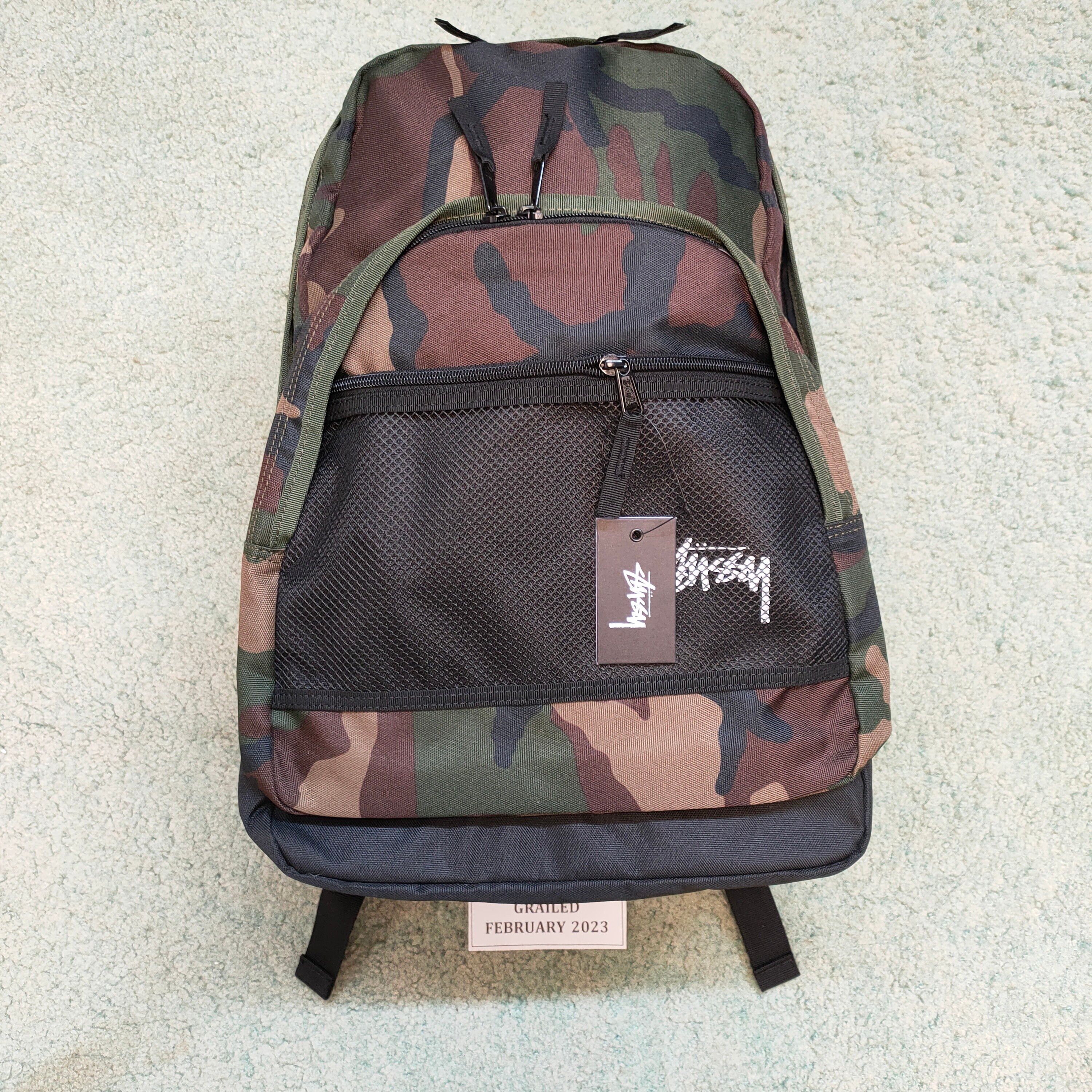スケートボード 90s old stussy outdoor active backpack STUSSY - 90s STUSSY OUTDOOR オールドステューシー バッグ