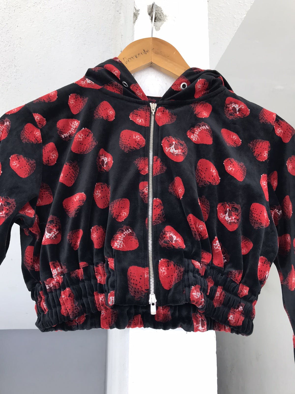 トップス HYSTERIC GLAMOUR All-over print hoodie Hysteric Glamour Neon Logo All Over Print Zip Up Hoodie