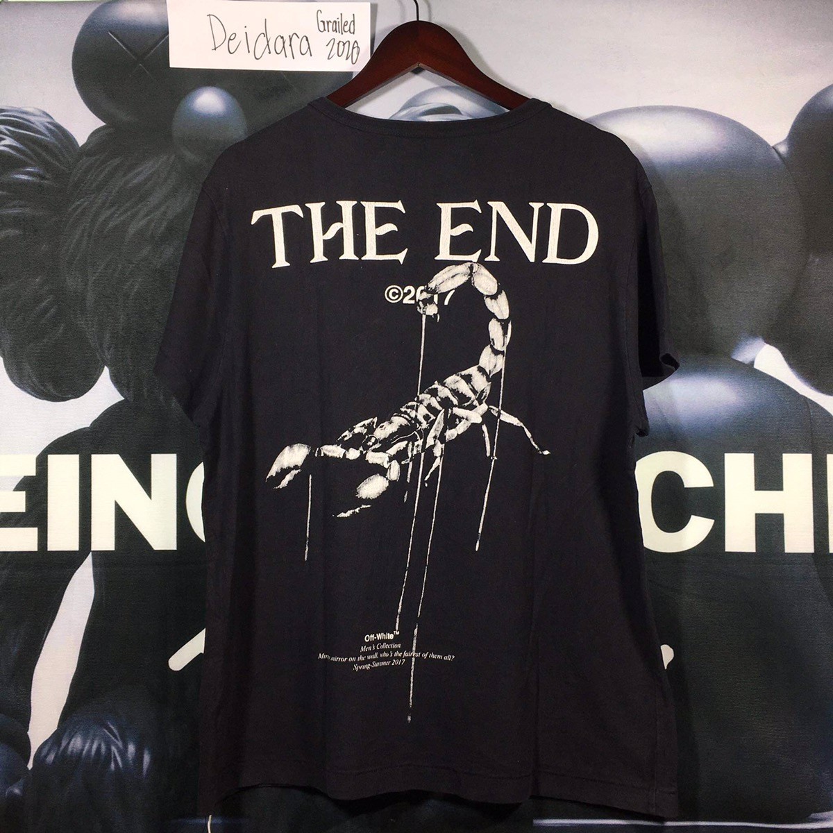 Off white the end t shirt best sale