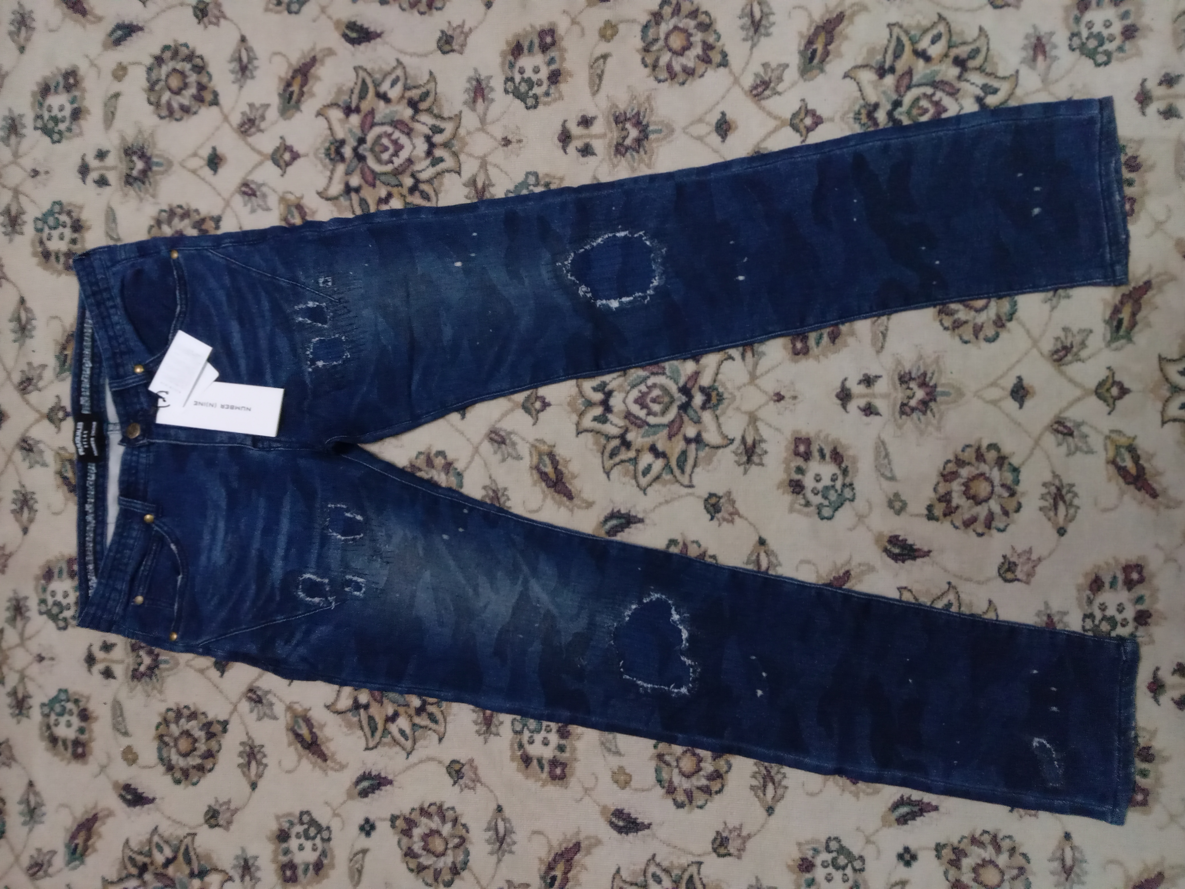 NUMBER (N)INE Number Nine Distressed denim Grunge Kanye West