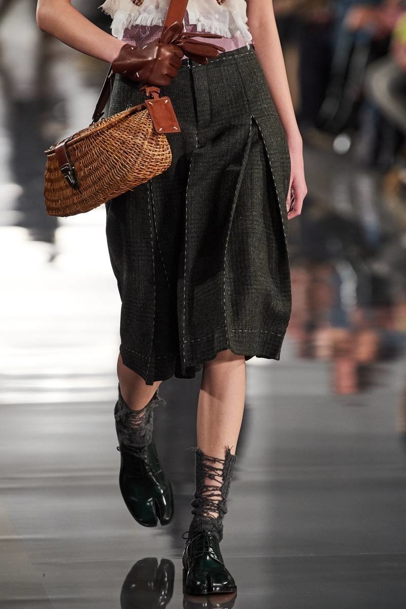 Maison Margiela Frayed Detail Socks arwww REVERSIBLE