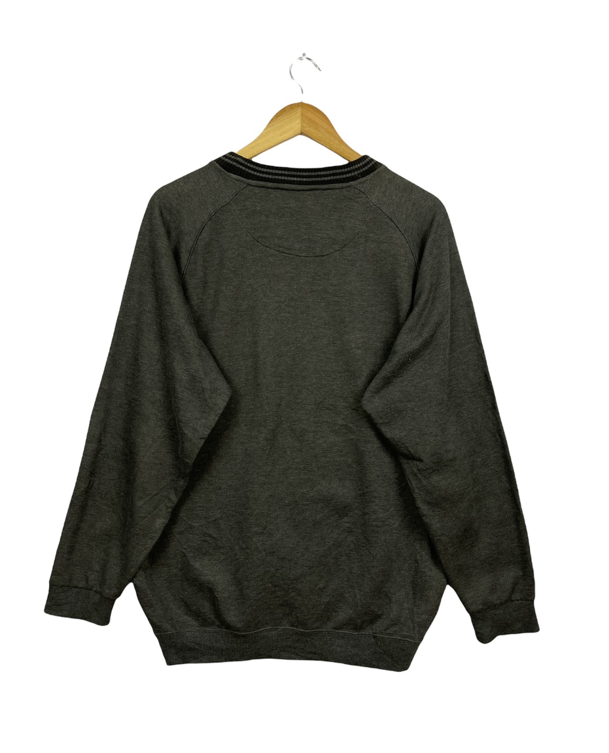 Vintage Vintage Hanes Small Logo Sweatshirt Grey Large