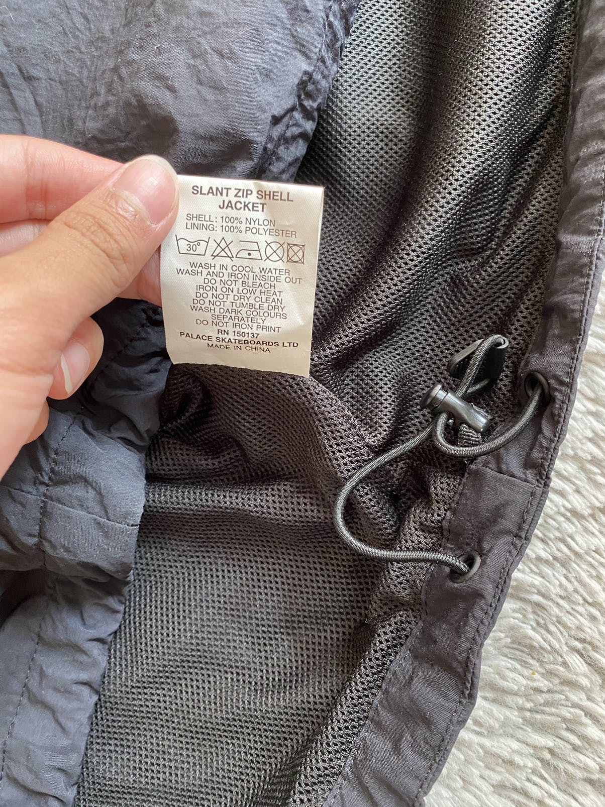 PALACE Palace Slant Zip Shell Jacket fw22 | jackkurtil