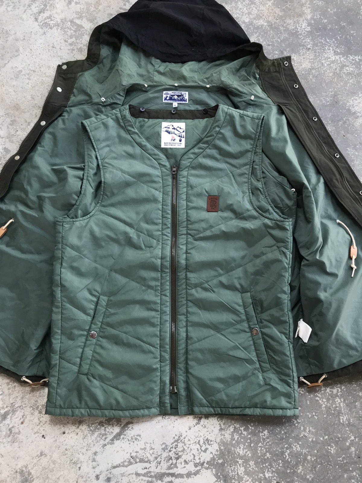 A BATHING APE Bape Mountain Sports Jacket gbstore REVERSIBLE