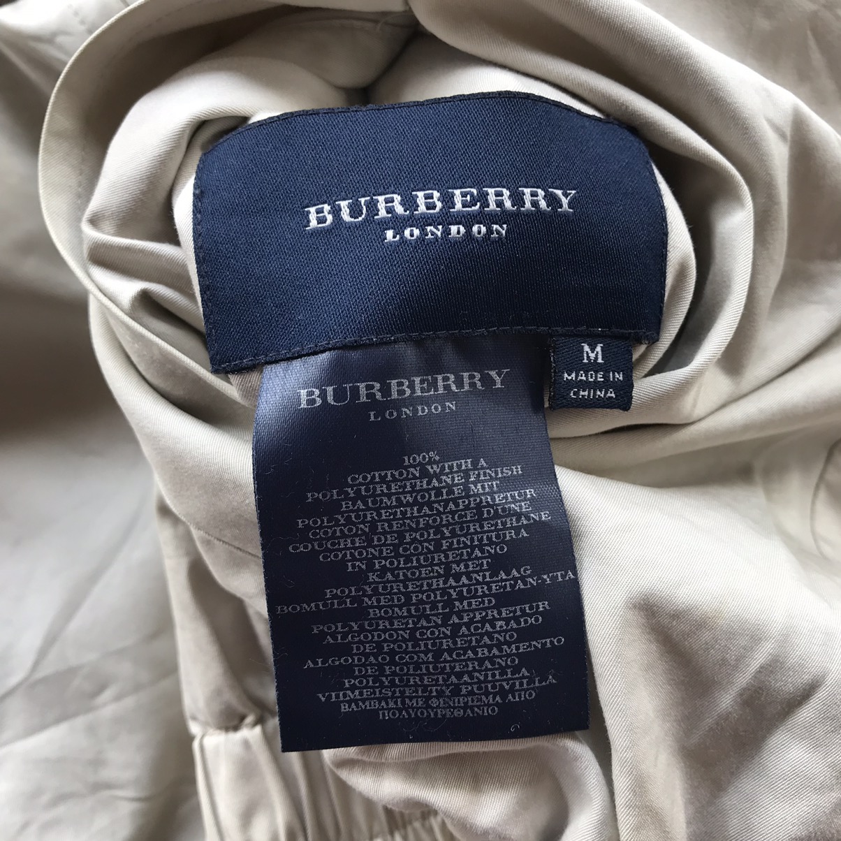 Burberry london made in china online