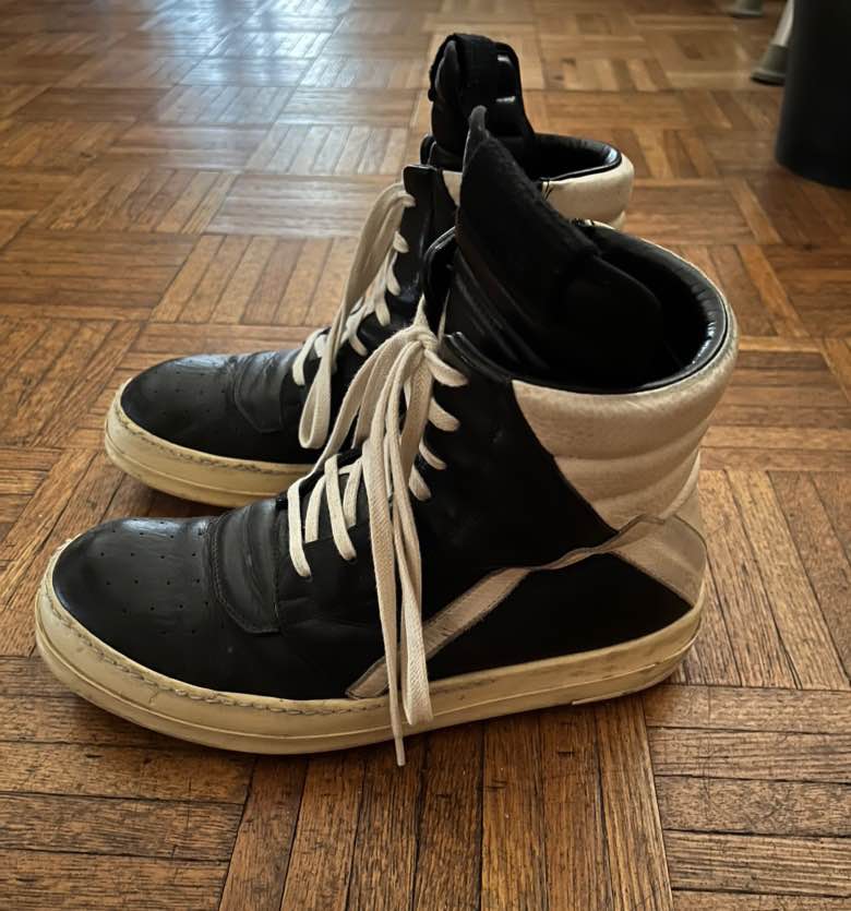 Rick Owens Short Tongue Geobaskets | sxz | REVERSIBLE