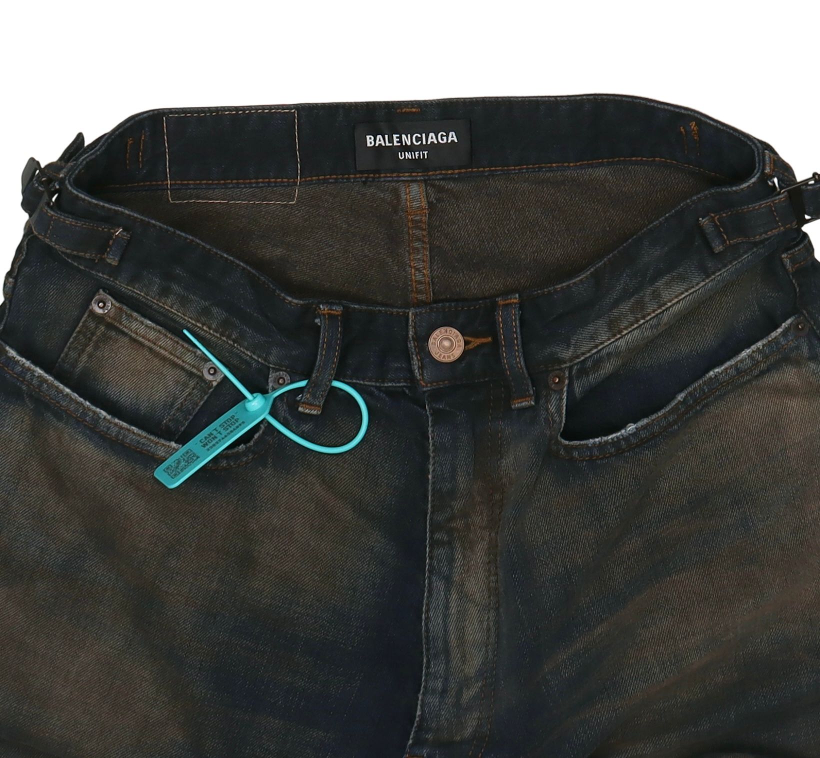 BALENCIAGA BALENCIAGA DESTROYED SKATER JEANS XS | ubvintage | REVERSIBLE