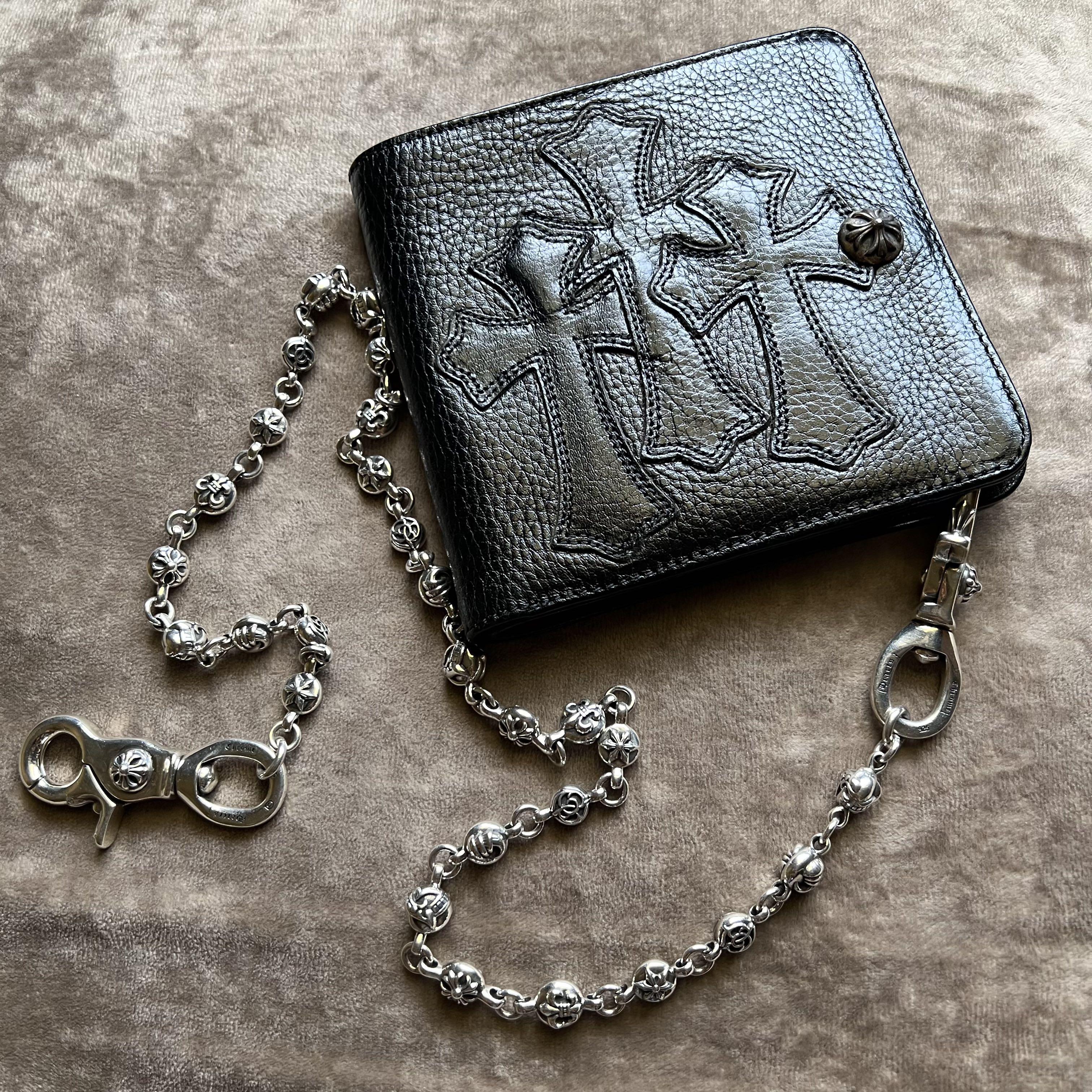 Chrome Hearts Chrome Hearts Bi Fold Cross Patch Wallet