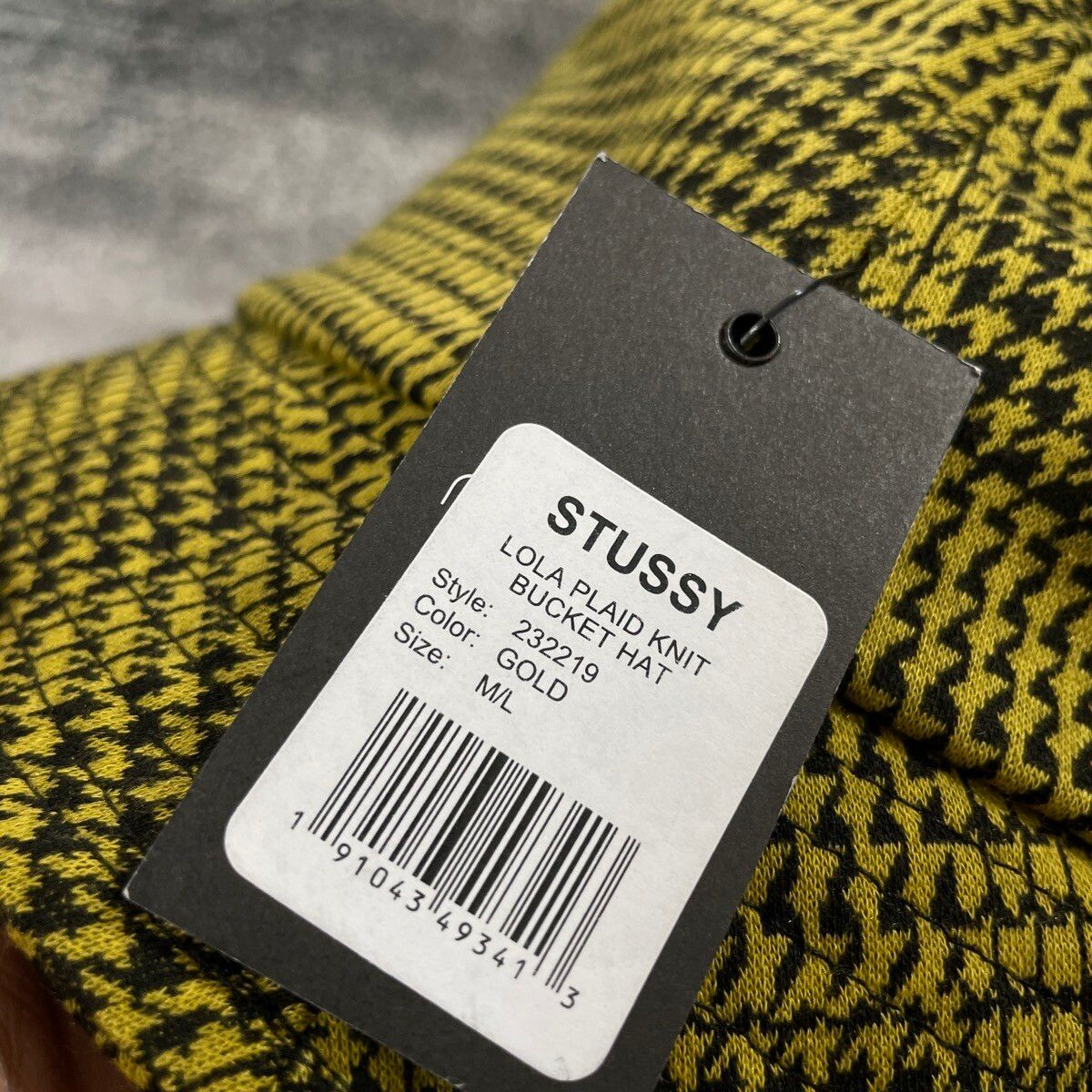 Lola plaid knit bucket hat online