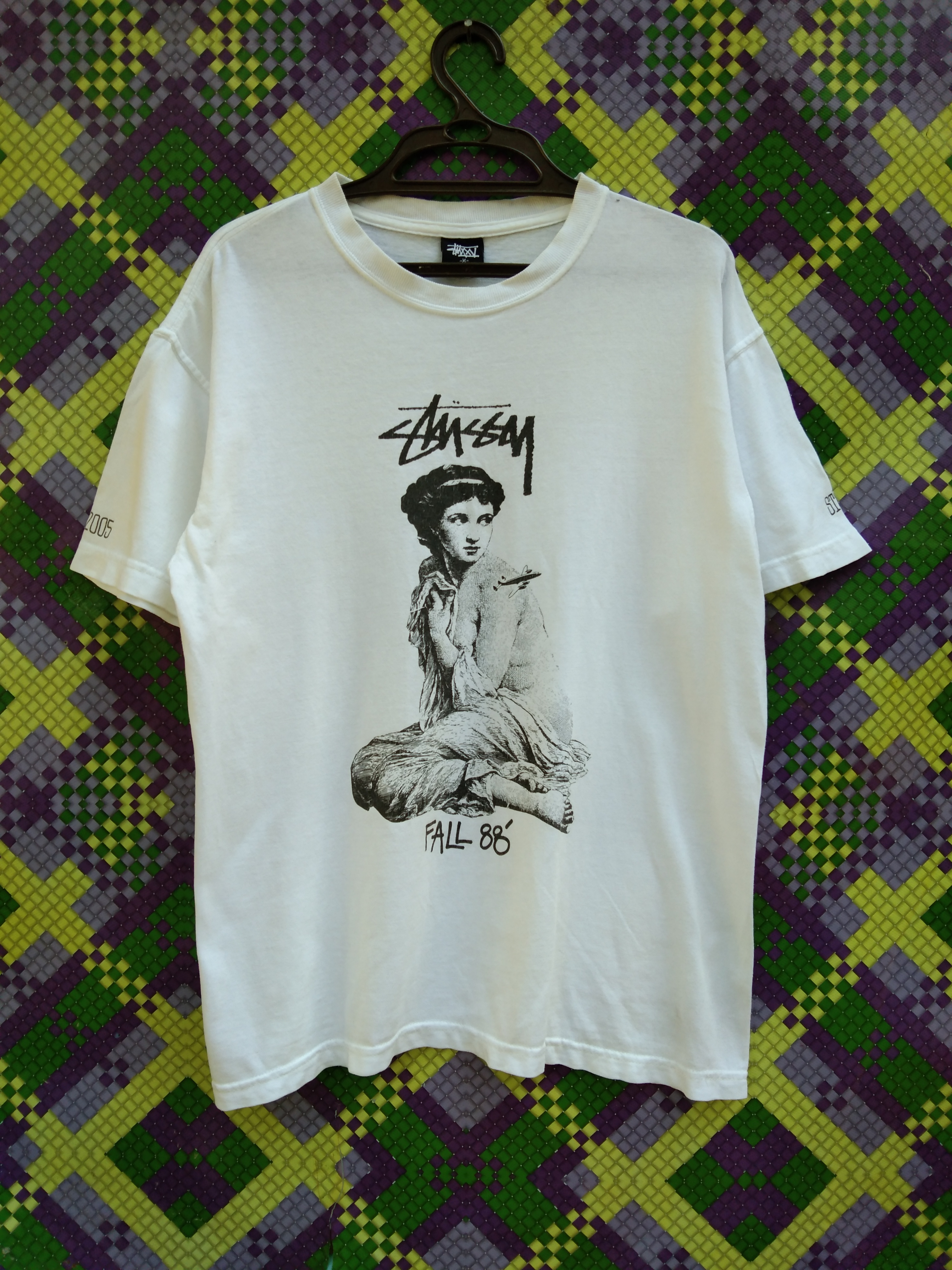 【STUSSY VINTAGE】Stussy Fall 88′ XXV Anniversary Tee Stussy Fall 88' Heritage T-Shirt XXV Anniversary Limited Edition