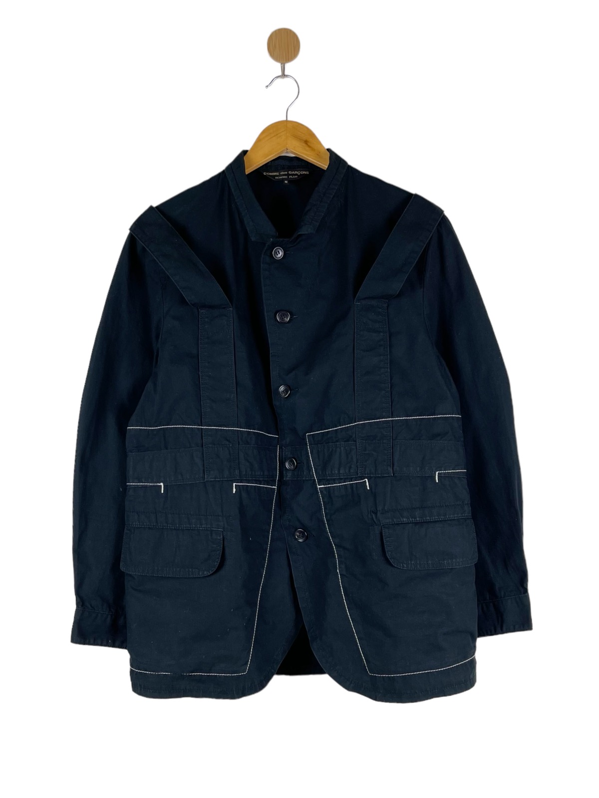 comme des garcons homme plus ボタンジャケット s Comme des Garçons Homme Plus Button Layered Blazer – Antidote