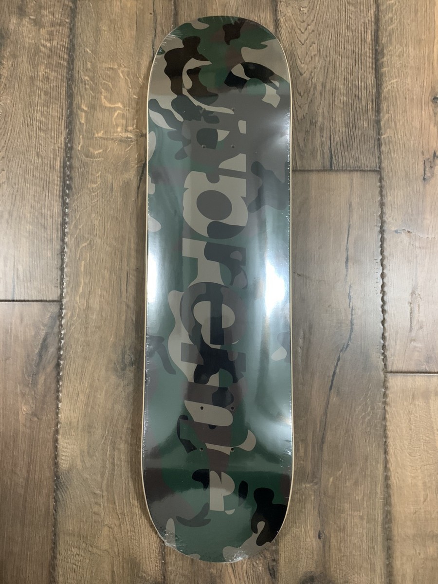 スケートボード Supreme - supreme skateboard woodland camo Supreme Camo Logo Skateboard (FW20) - $50
