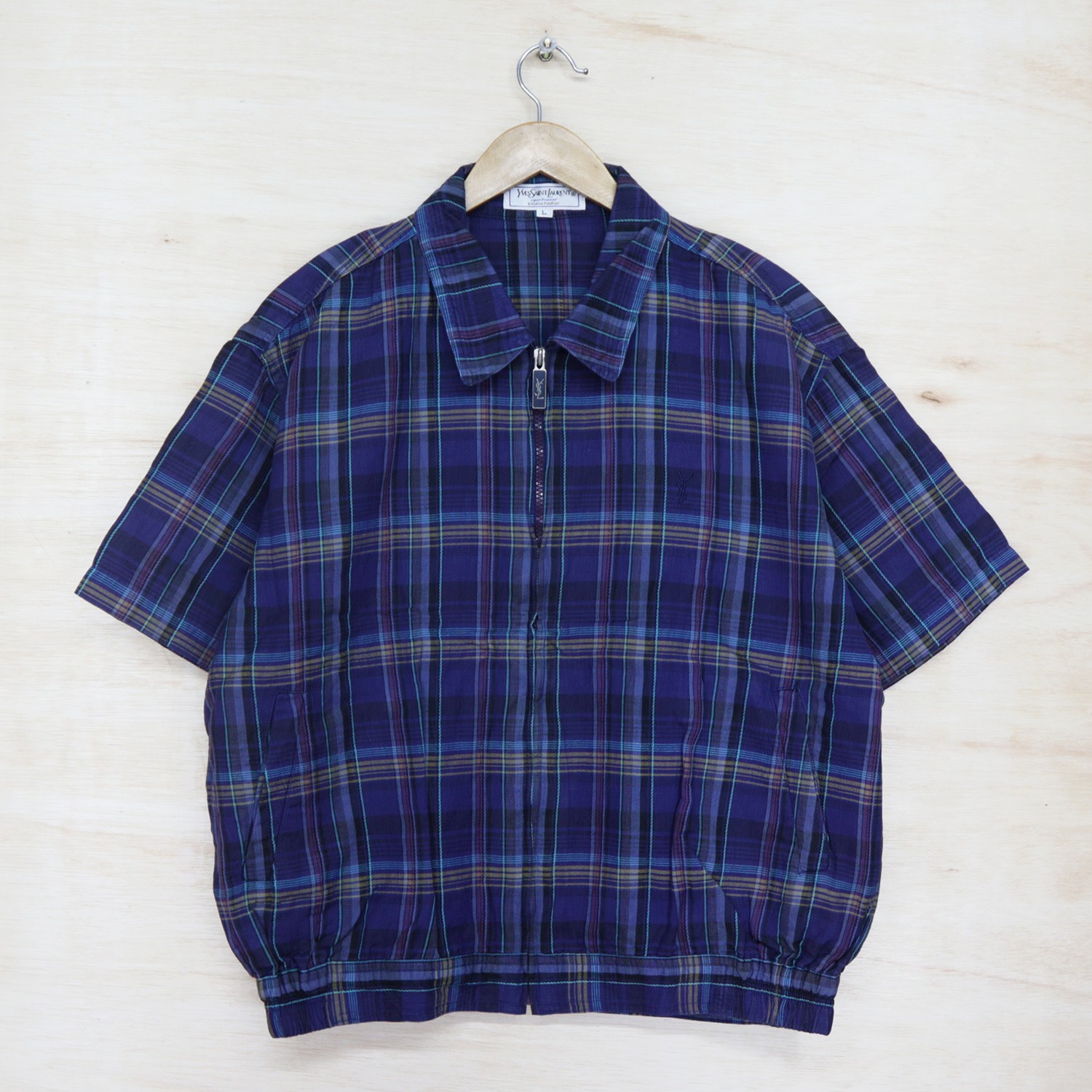 Jb さん用　90sYves Saint Laurent チェック柄 ジャケット Jb さん用 90sYves Saint Laurent チェック柄 ジャケット - メルカリ