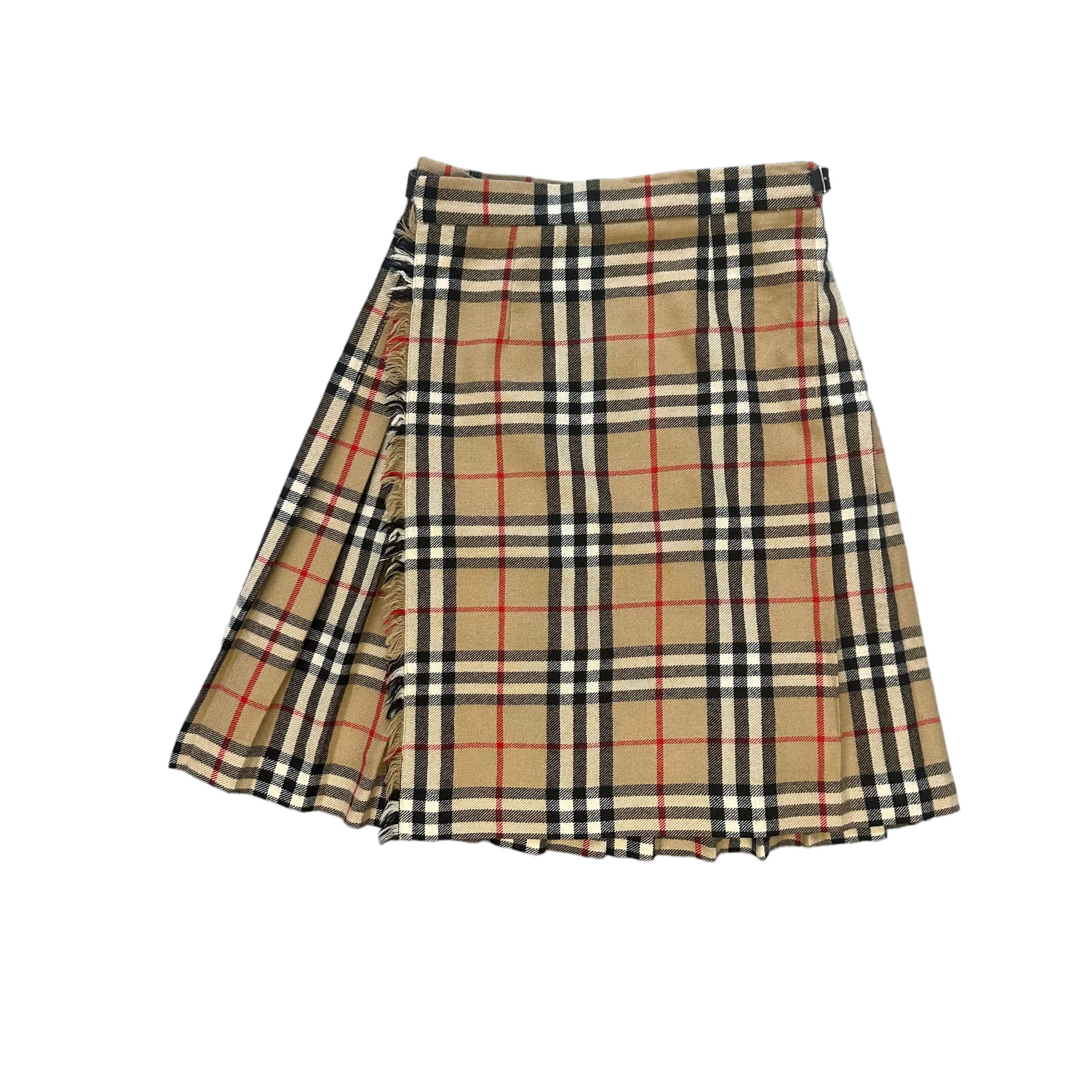 Other Designers Vintage - BURBERRYS NOVA CHECK WOOL MINI SKIRT #7721-167 |  jparchives | REVERSIBLE