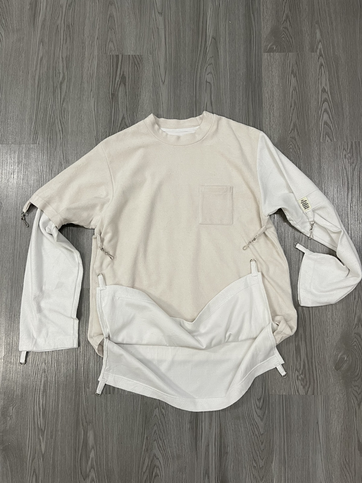 Other Designers Seditionaries - Mountain Research 2019 COLD fleece muslin  layered shirt | rottenhype | REVERSIBLE