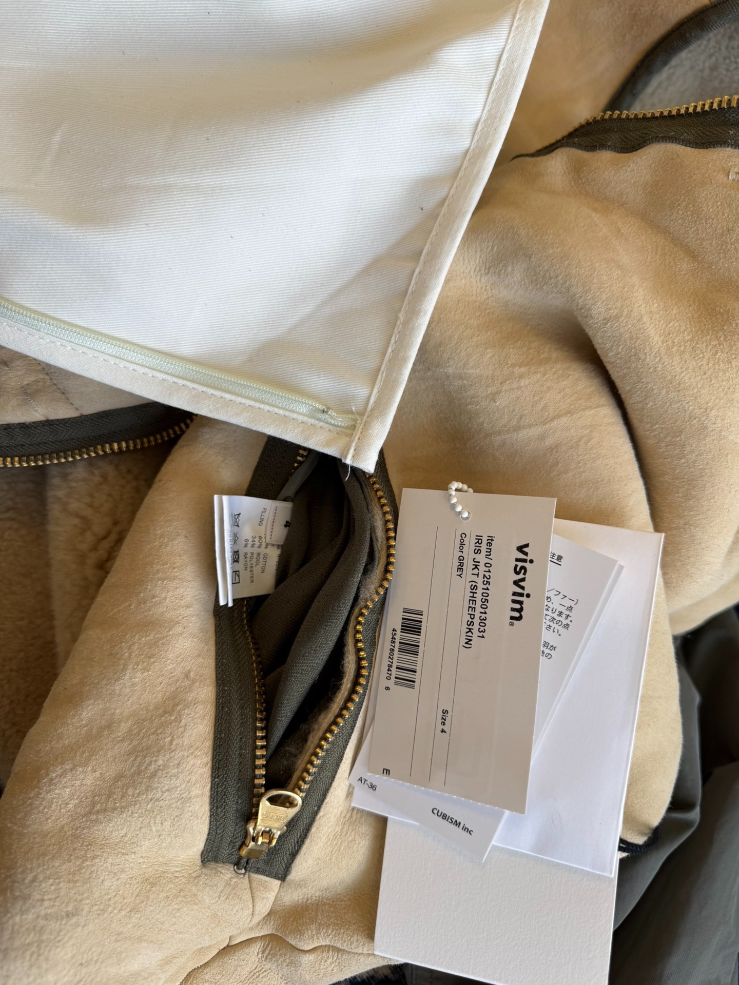 visvim VISVIM 25SS IRIS JKT (SHEEPSKIN) Sheepskin Jacket 