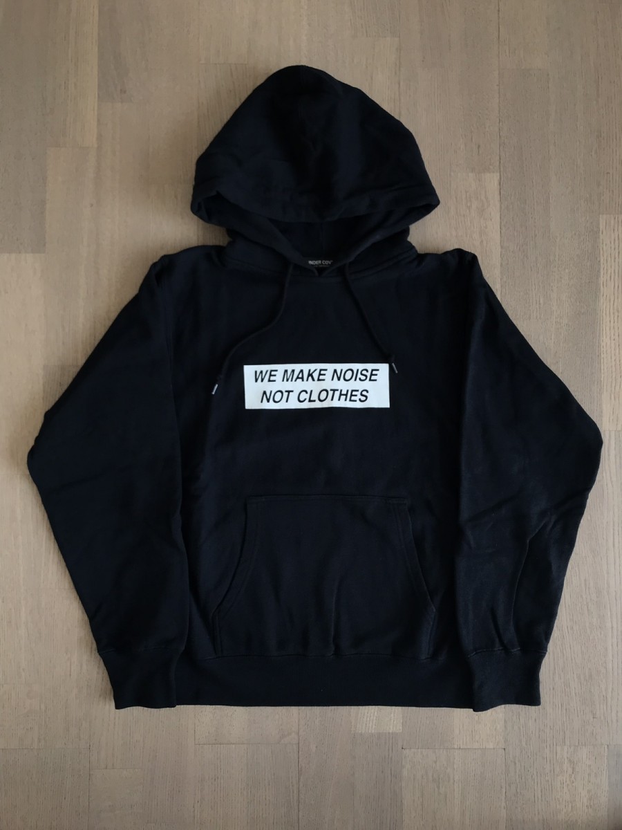 UNDERCOVER / We Make Noise Not Clothes/パーカー/XL/コットン/BLK UNDERCOVER We Make Noise Not Clothes Hoodie | 167 | REVERSIBLE