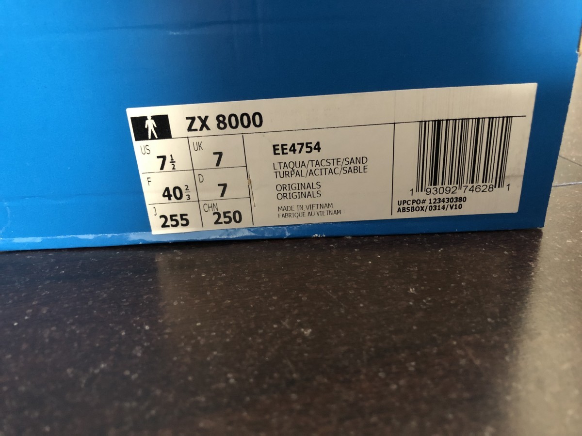 adidas ZX 8000 OG Aqua | juugvintage | REVERSIBLE