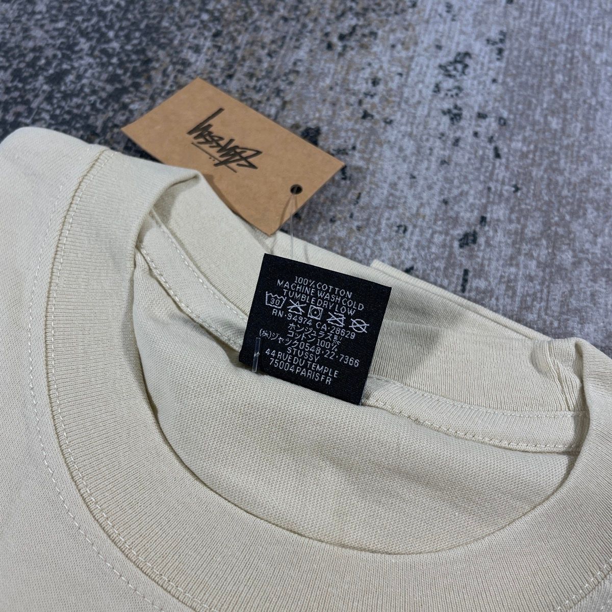★関税込★Stussy★Stussy Big Stock T-Shirt★Putty★ Stüssy Stussy 