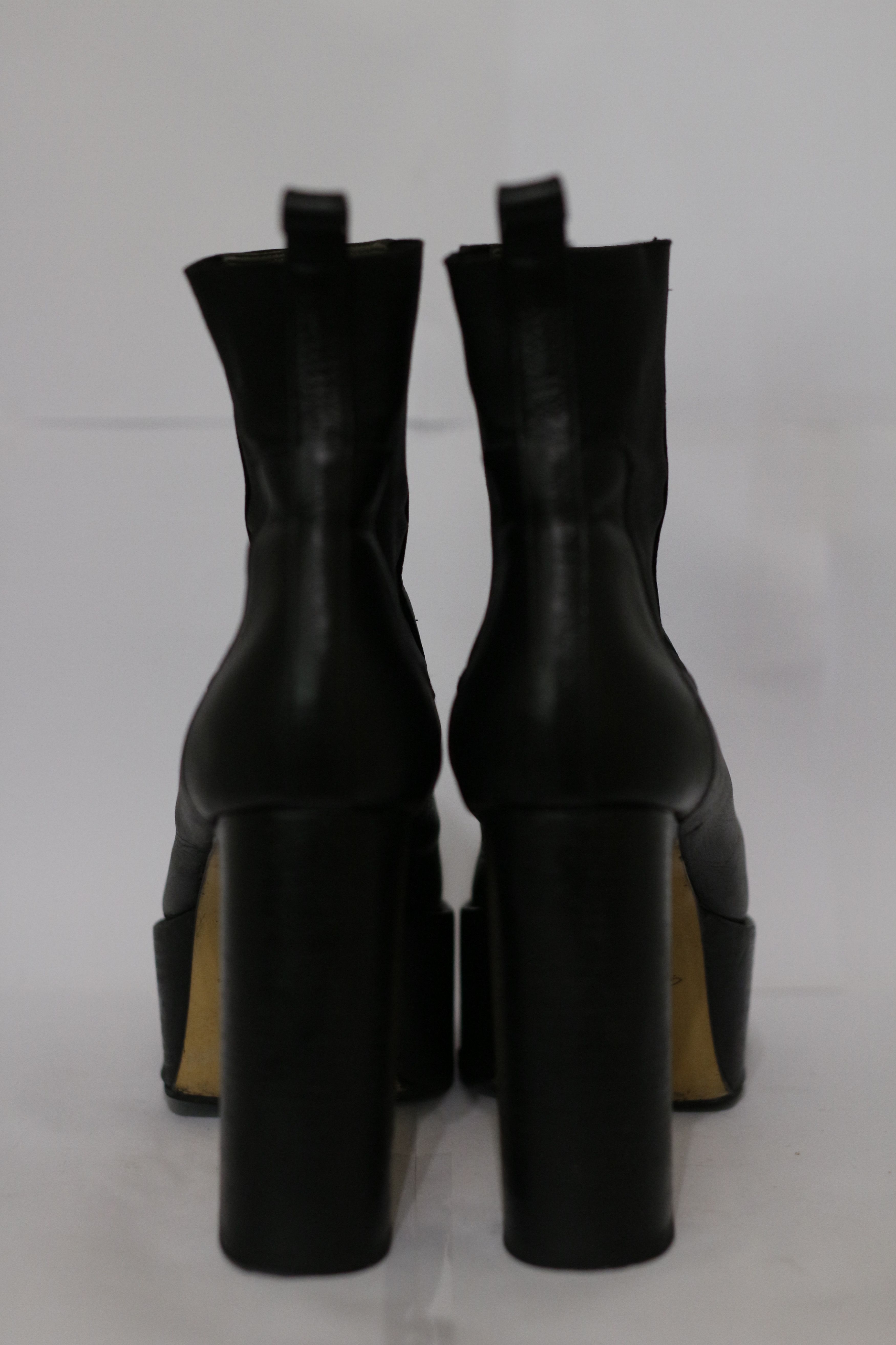 Rick Owens Rick Owens FW19 Larry Kiss Heel Boots | dshy_vii | REVERSIBLE