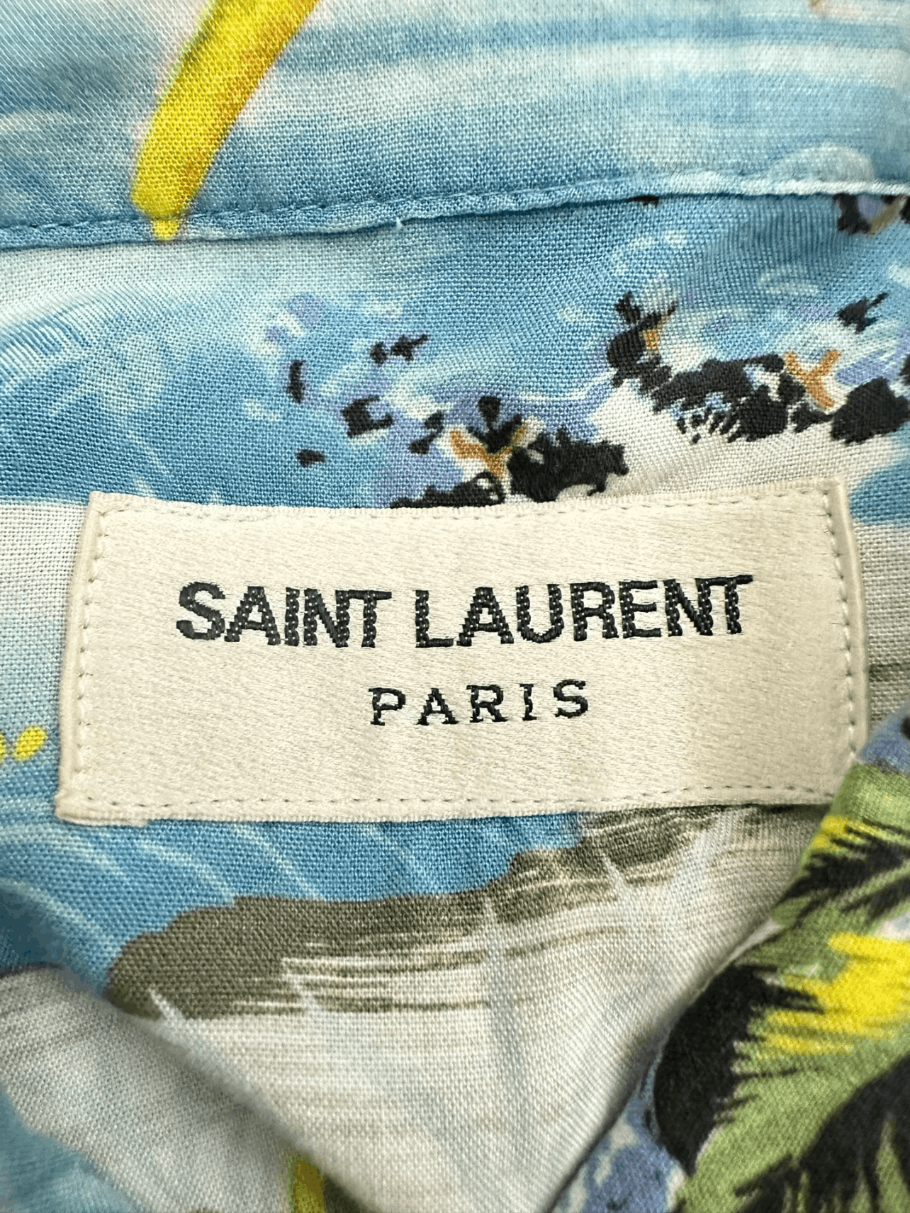 SAINT LAURENT SLP SS16 Saint Laurent Paris Hawaiian Shirt