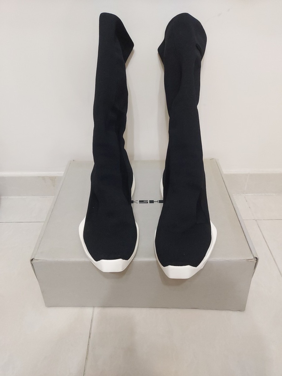 Grailed Rick Owens Drkshdw Runner Stretch Sock Low Cloth Boots