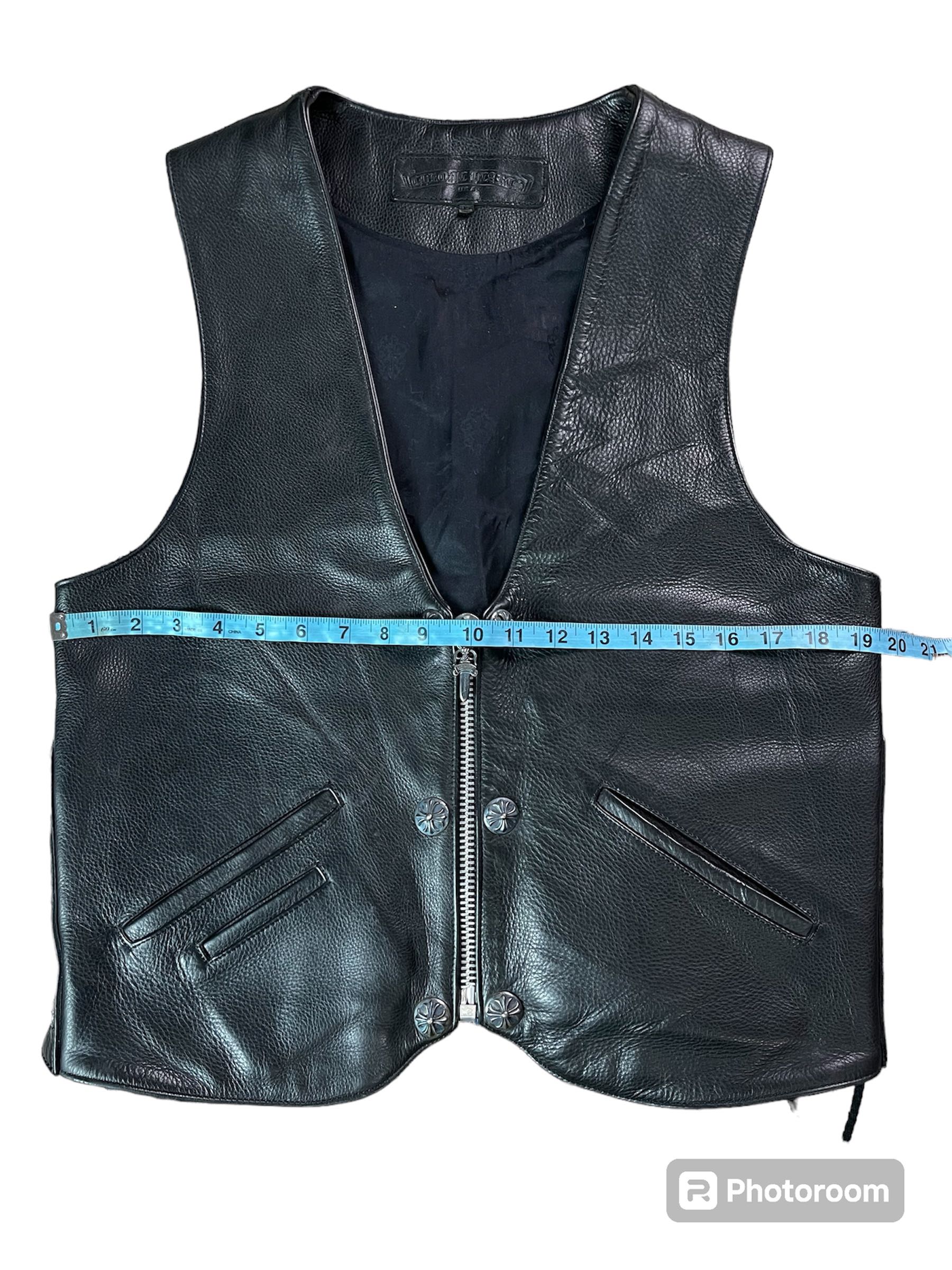 Chrome Hearts Chrome Hearts Vest Leather Very Rare Chrome Hearts Chrome Hearts Vest Leather Very Rare
