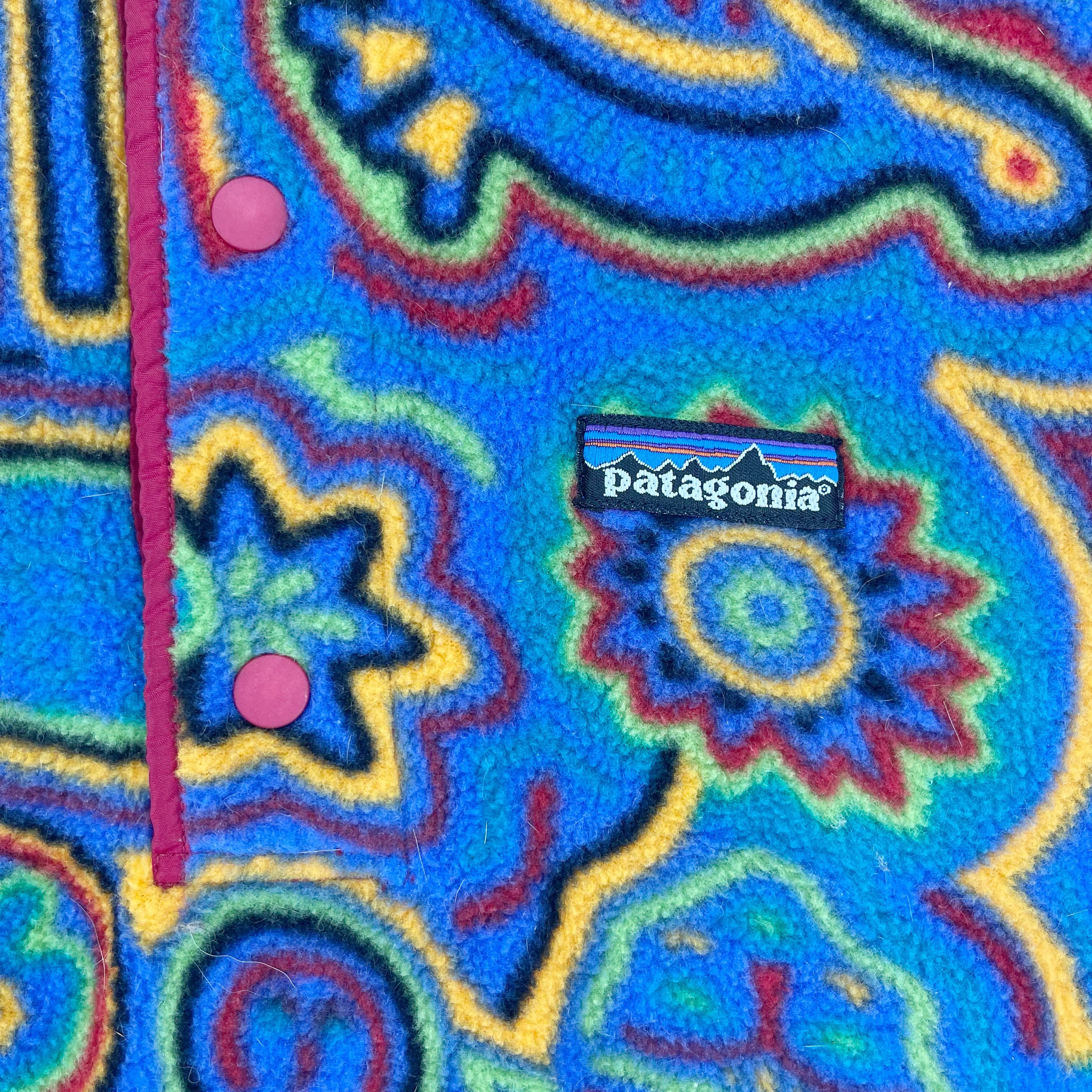 Patagonia Vintage 90's Patagonia Art Rainbow Fleece Pullover