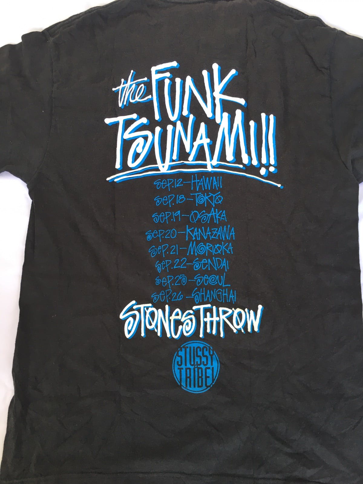 Stüssy Stussy Dam funk the funk tsunamis stone throw black