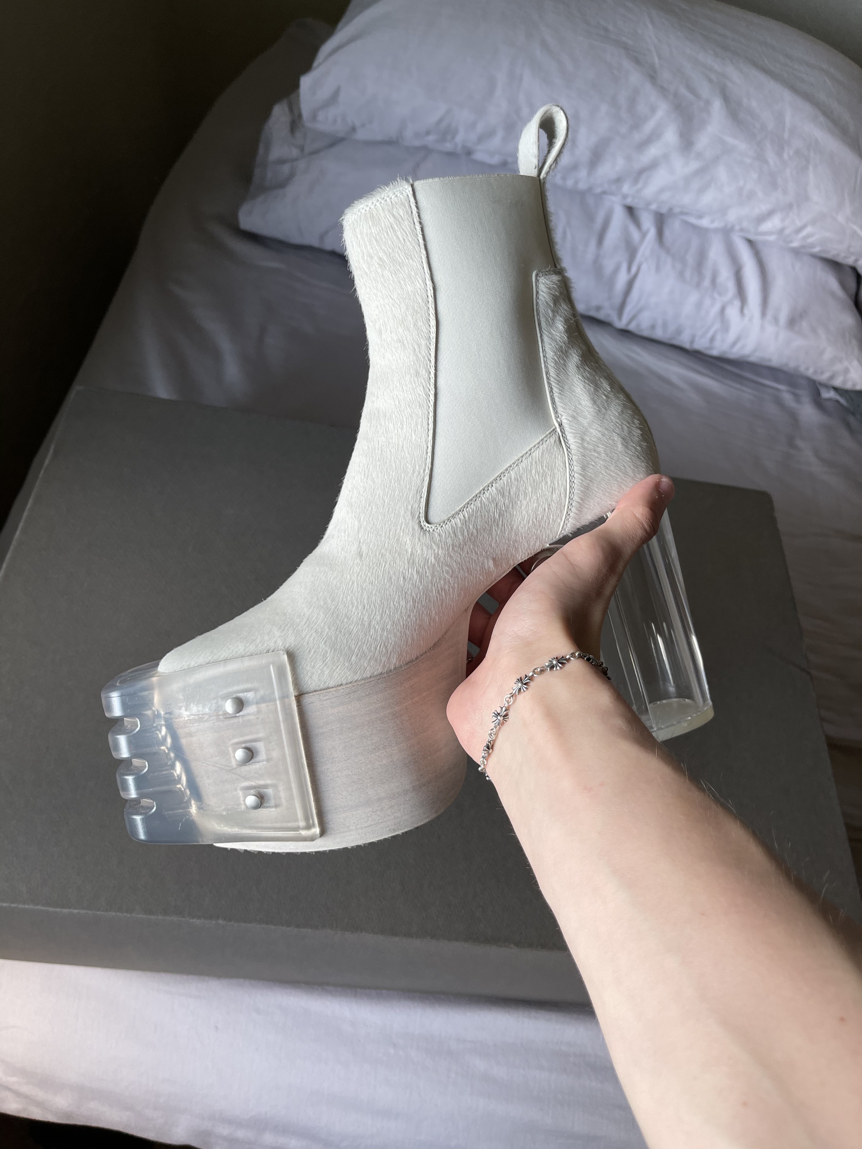 Rick Owens Rick Owens Tecuatl Pony Hair Kiss Heel