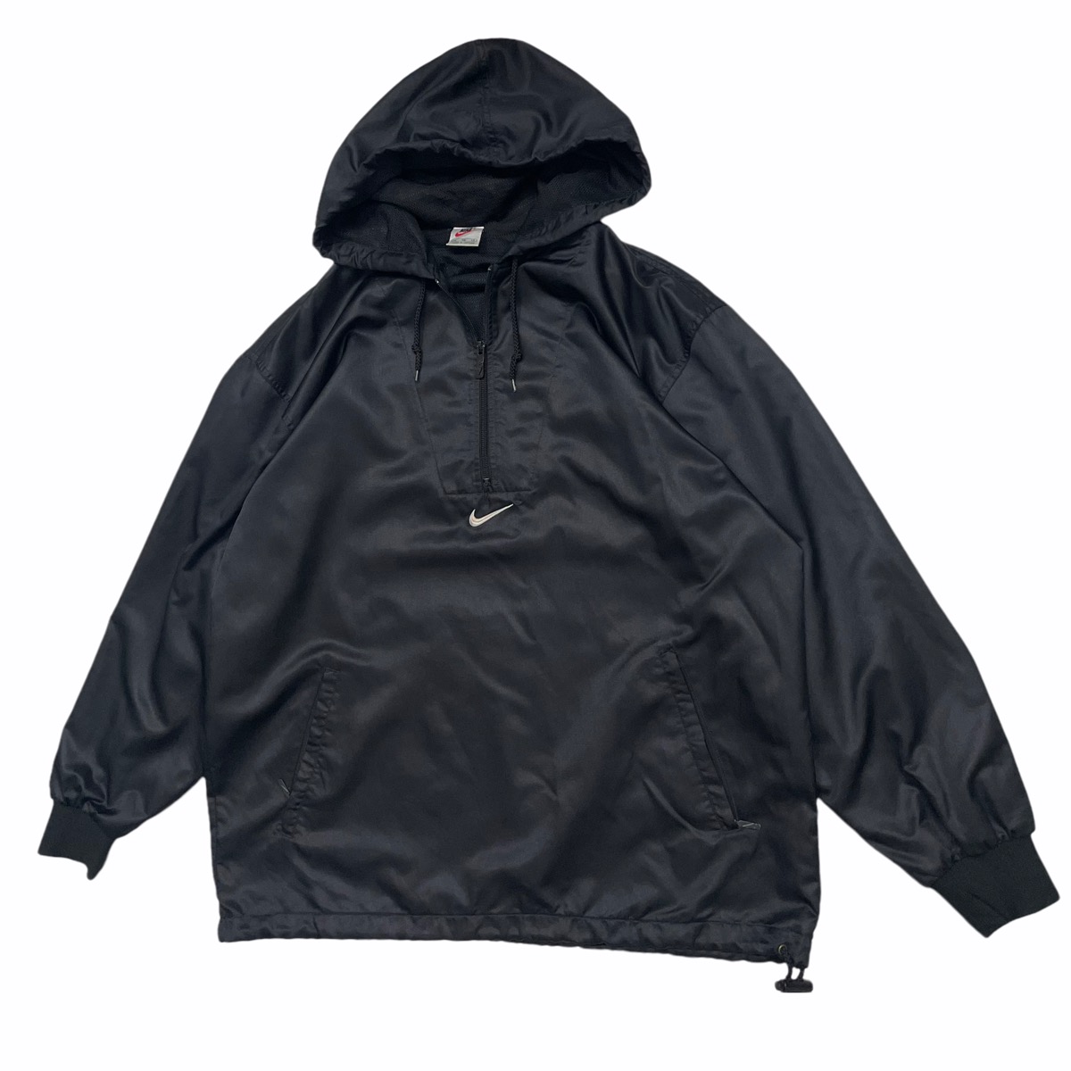 ジャケット・アウター 90s nike check anorak Parker reversible Vintage Nike Swoosh Reversible Jacket Embroidery Big Logo