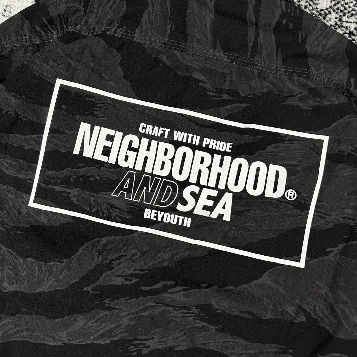 NEIGHBORHOOD NEIGHBORHOOD x WIND AND SEA ??CAMOUFLAGE OFFICER 