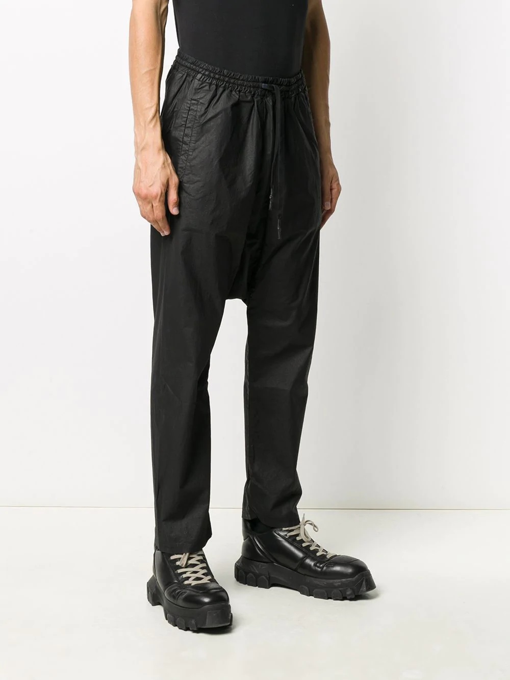 coated track pants - 5