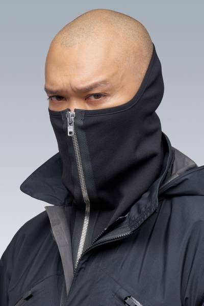 ACRONYM NG4-PS Modular Zippered Powerstretch® Neck Gaiter Black/Silver outlook