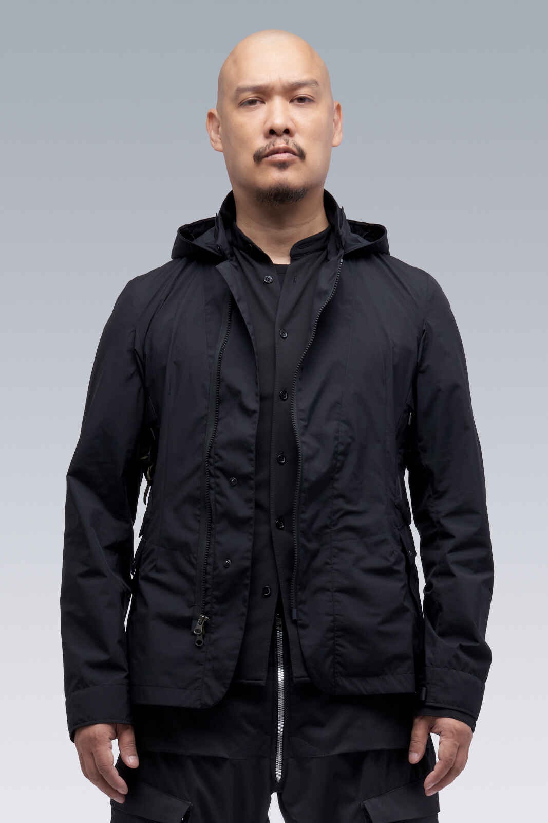 J29-WS 2L Gore-Tex Infinium™ Windstopper®  Modular Blazer Black - 1