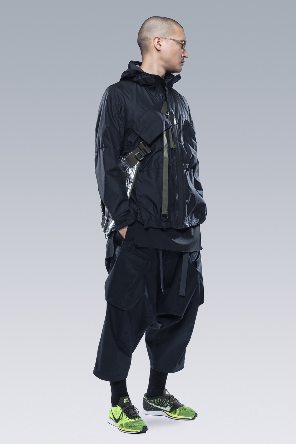 J47A-WS Packable Windstopper® Active Shell™ Interops Jacket Black - 25