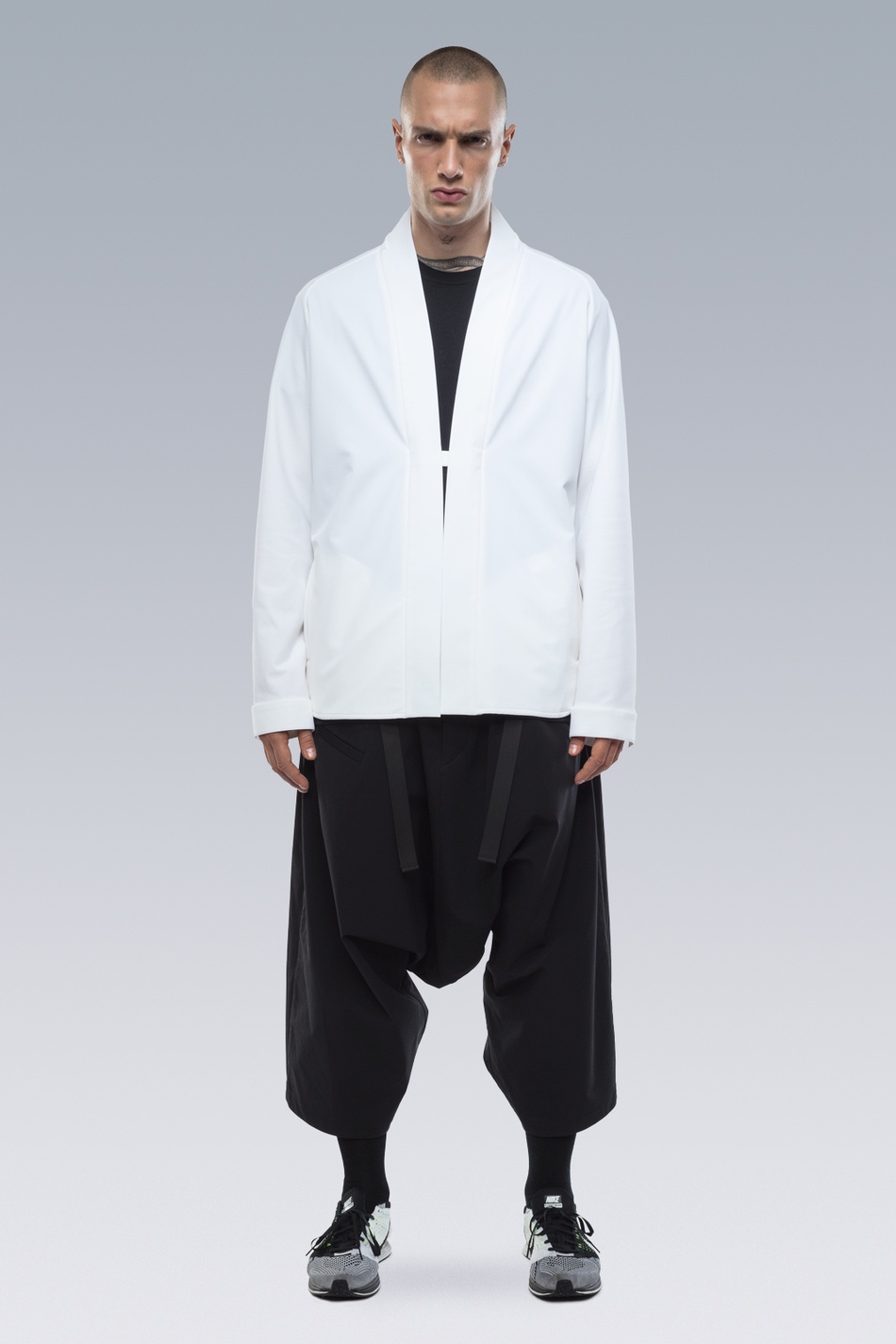 ACRONYM J72-DS HD Jersey Modular Liner Jacket White | REVERSIBLE