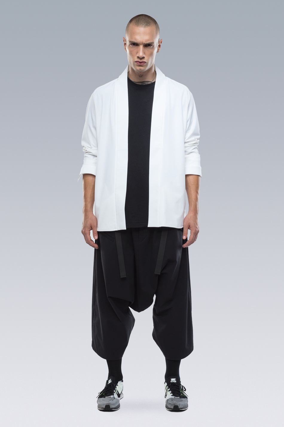 ACRONYM J72-DS HD Jersey Modular Liner Jacket White | REVERSIBLE
