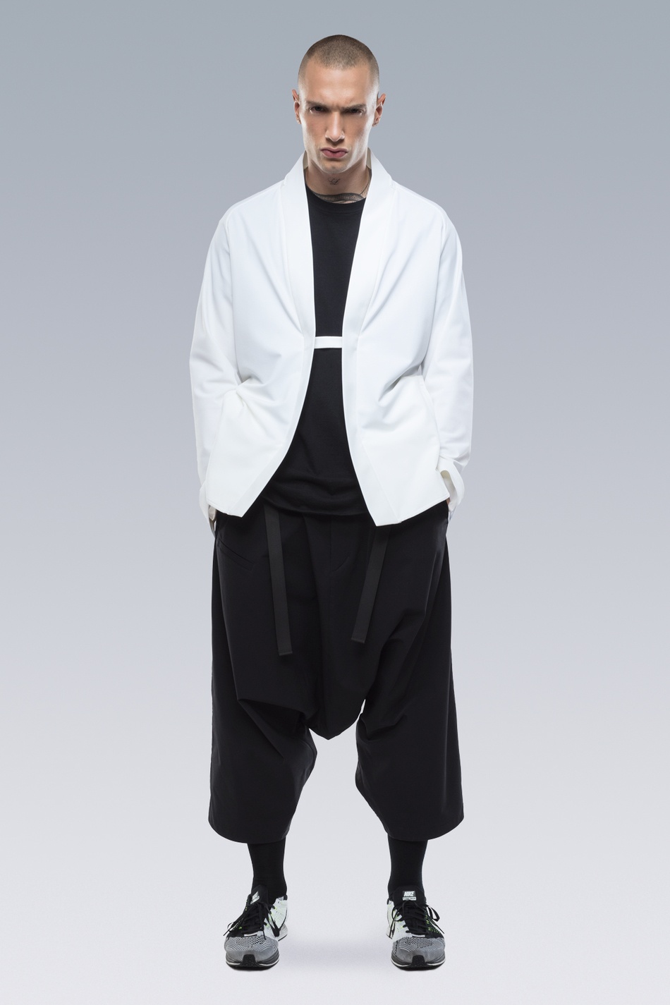 ACRONYM J72-DS HD Jersey Modular Liner Jacket White | REVERSIBLE