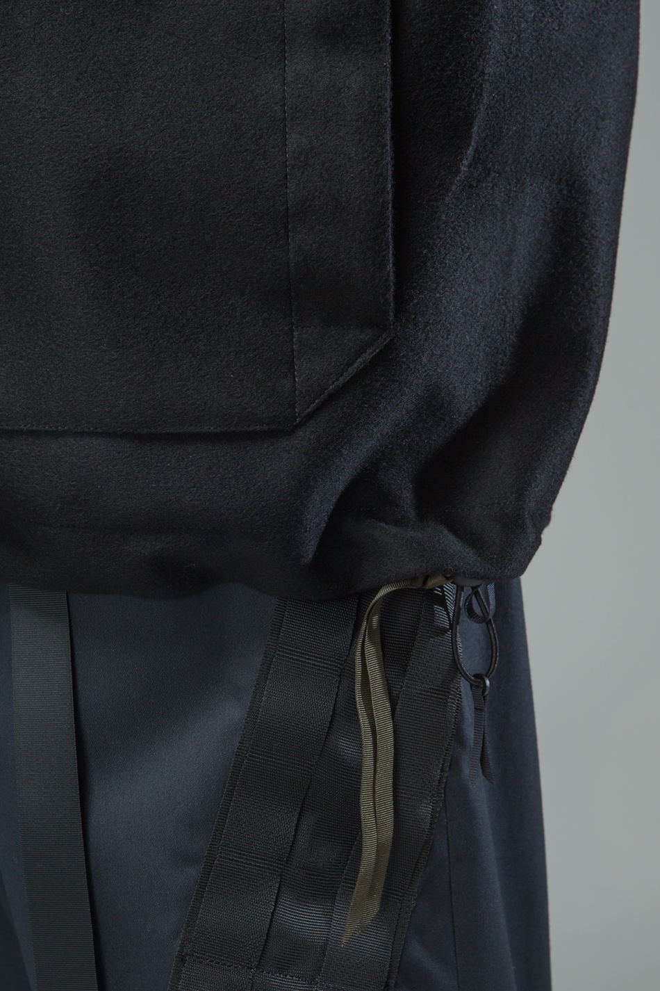 J54-LP 3L Wool Doeskin Parka Black - 9
