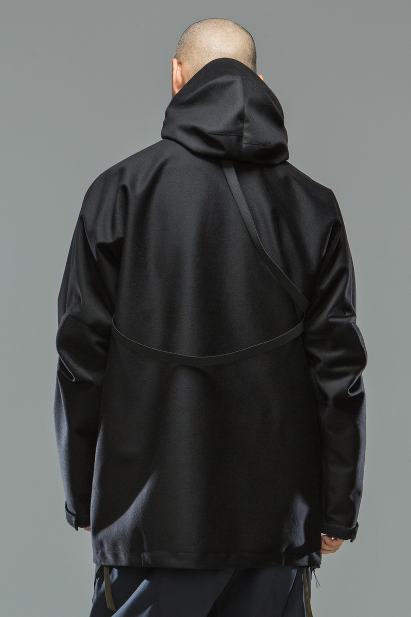 J54-LP 3L Wool Doeskin Parka Black 14