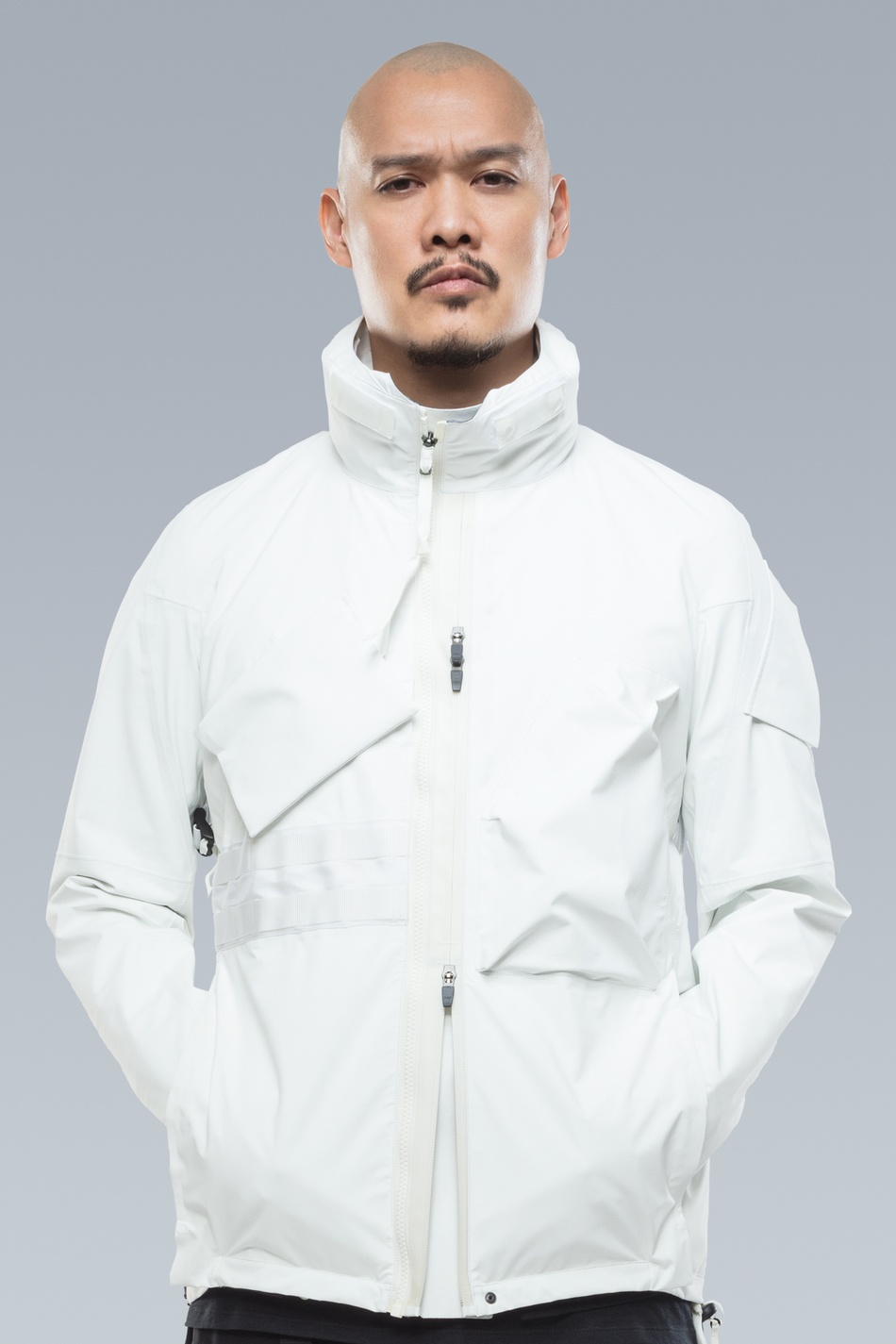 J47TS-GT-WHT 3L Gore-Tex® Pro Tec Sys Interops Jacket White - 3