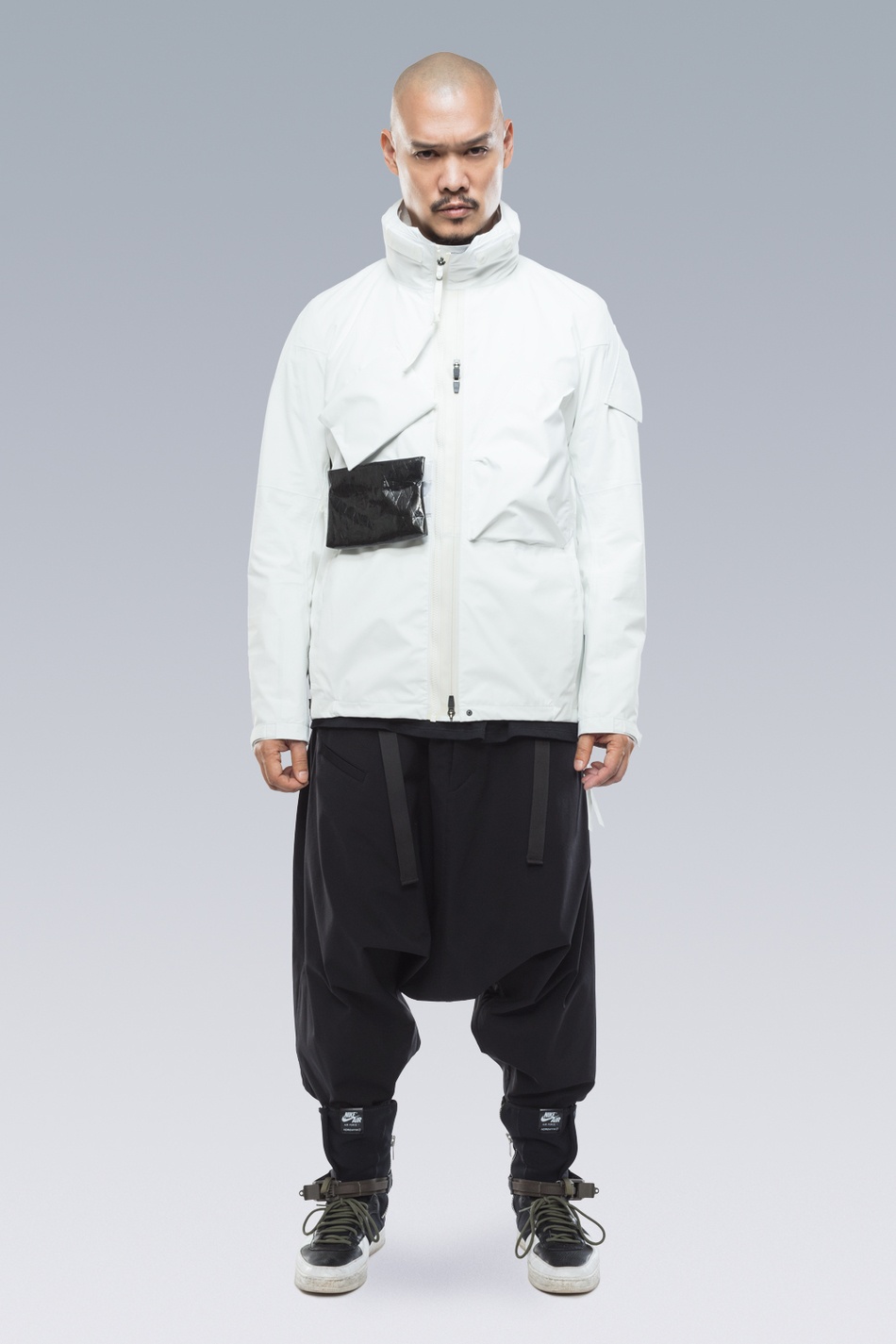 ACRONYM J47TS-GT-WHT 3L Gore-Tex® Pro Tec Sys Interops Jacket White |  REVERSIBLE