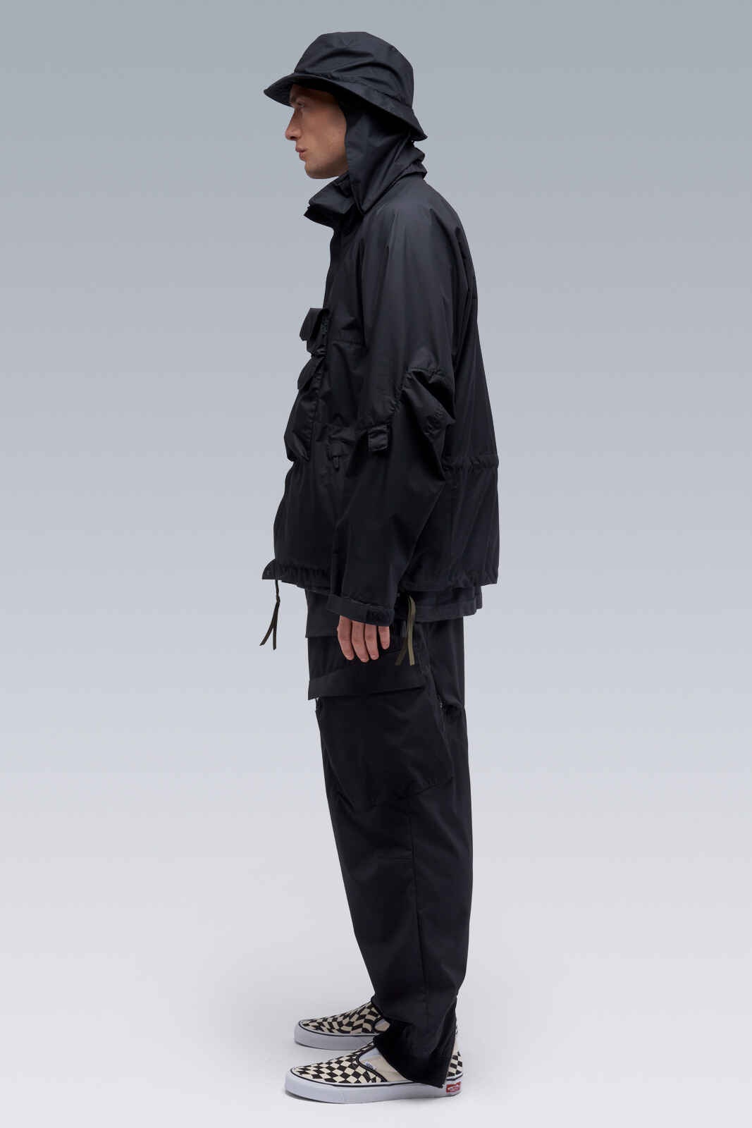 ACRONYM J28-WS 2L Gore-Tex Infinium™ Windstopper® Interops Jacket Black |  REVERSIBLE