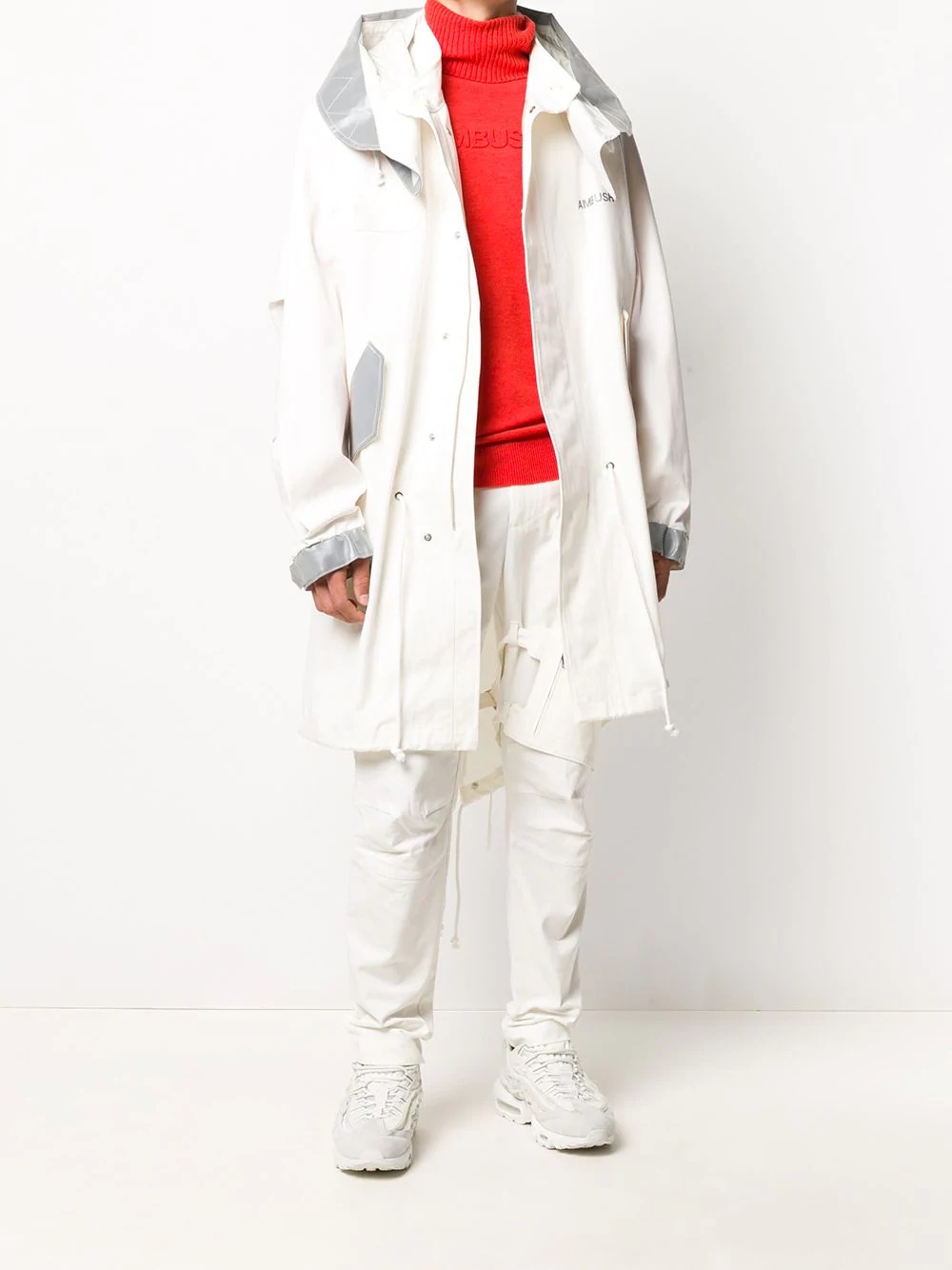 mod style parka coat - 3