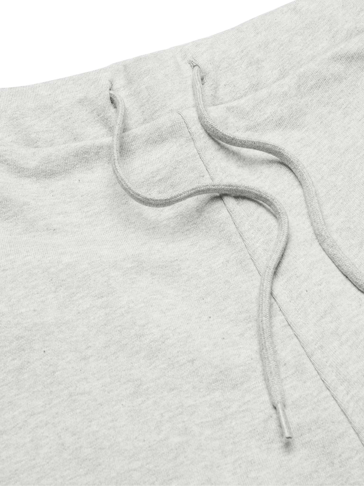 Logo-Print Fleece-Back Cotton-Jersey Drawstring Shorts - 5