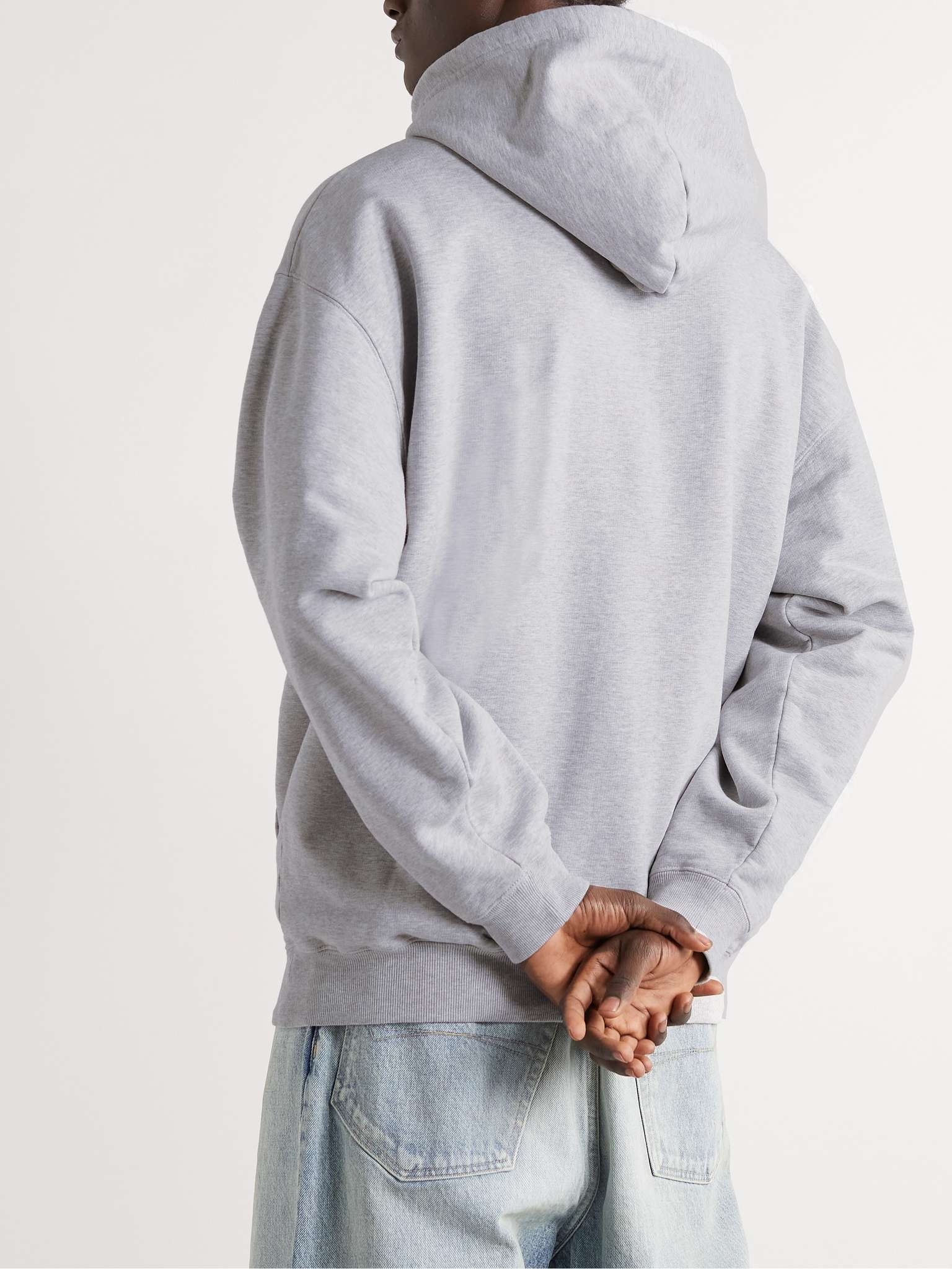 Logo-Embroidered Cotton-Jersey Hoodie - 7